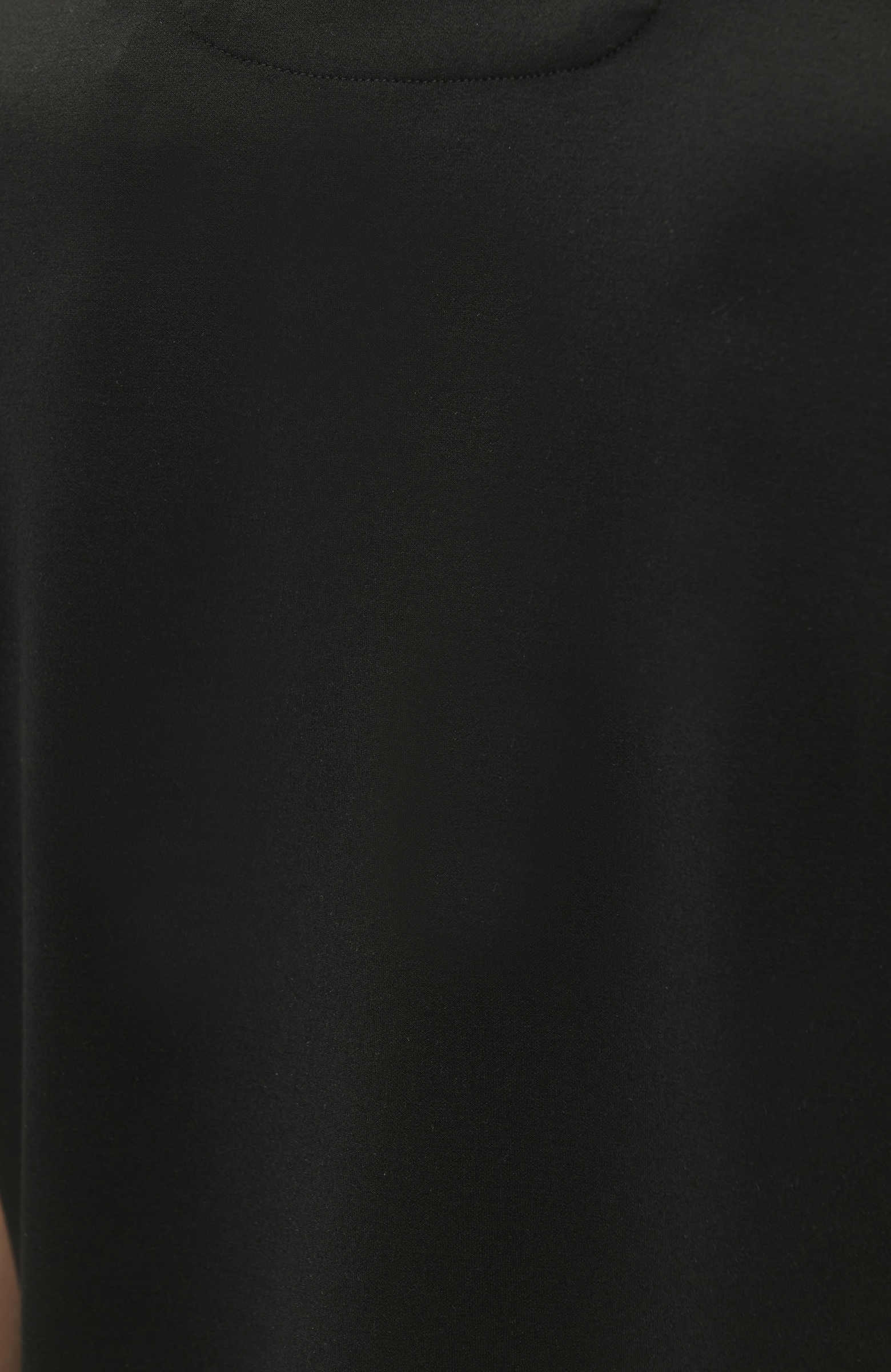 Comfort Fit Siyah Basic Polo Yaka Modal T-shirt