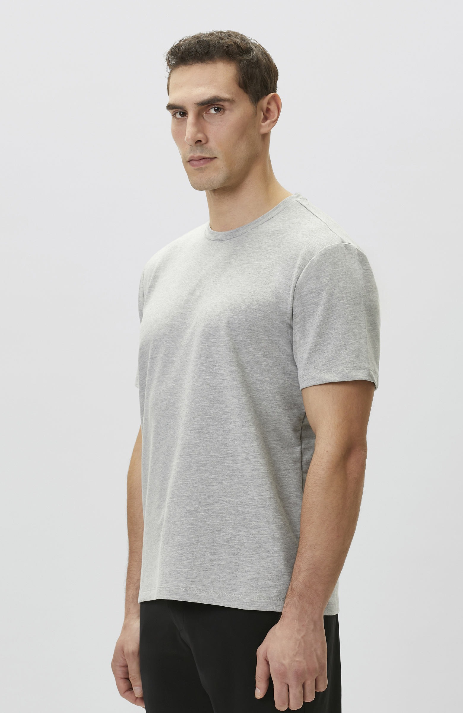 N-Tech Gri Melanj T-shirt