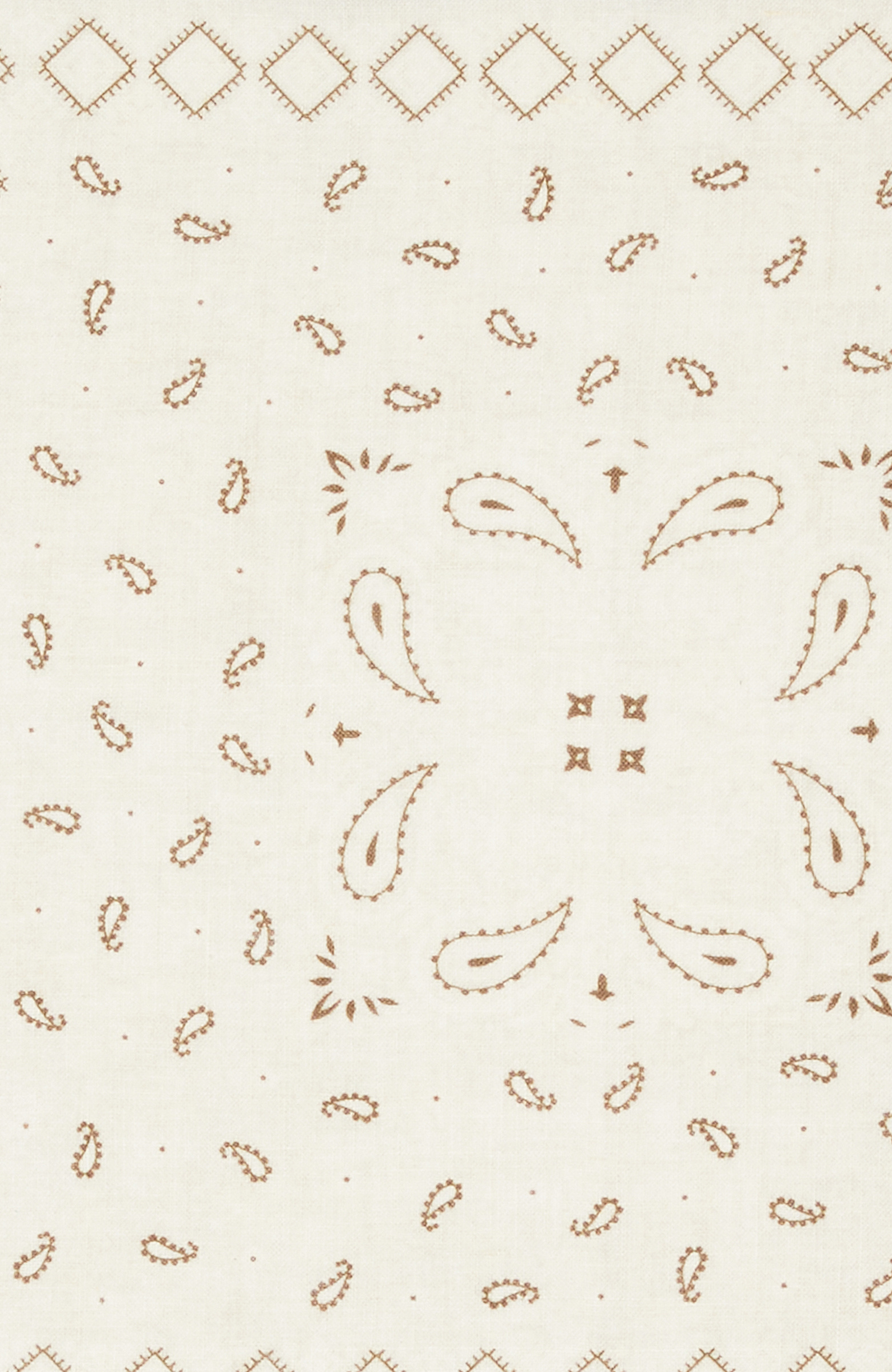 Cream Blue Linen Bag Wipes