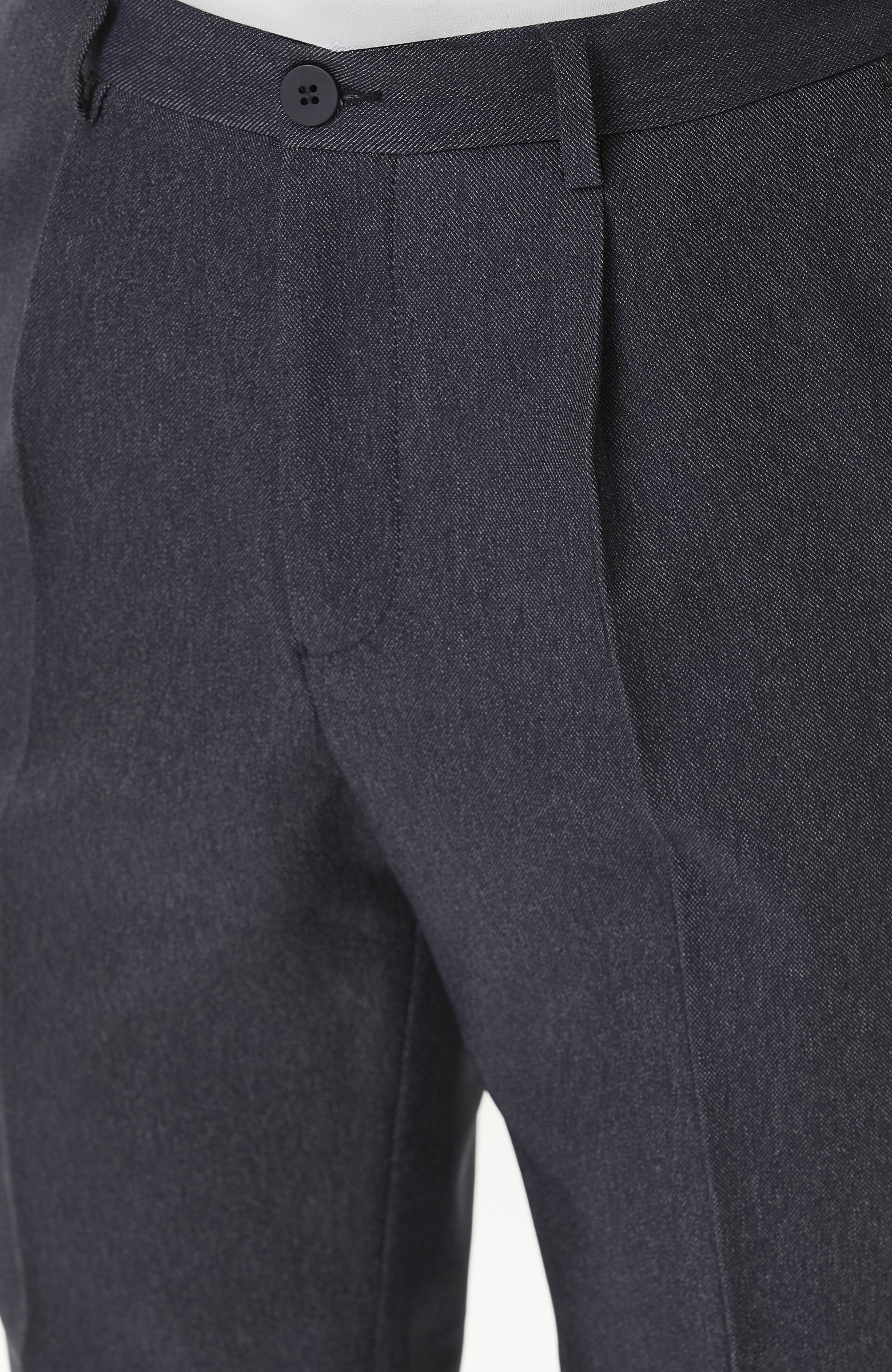 N-Tech Indigo Pleated Trousers