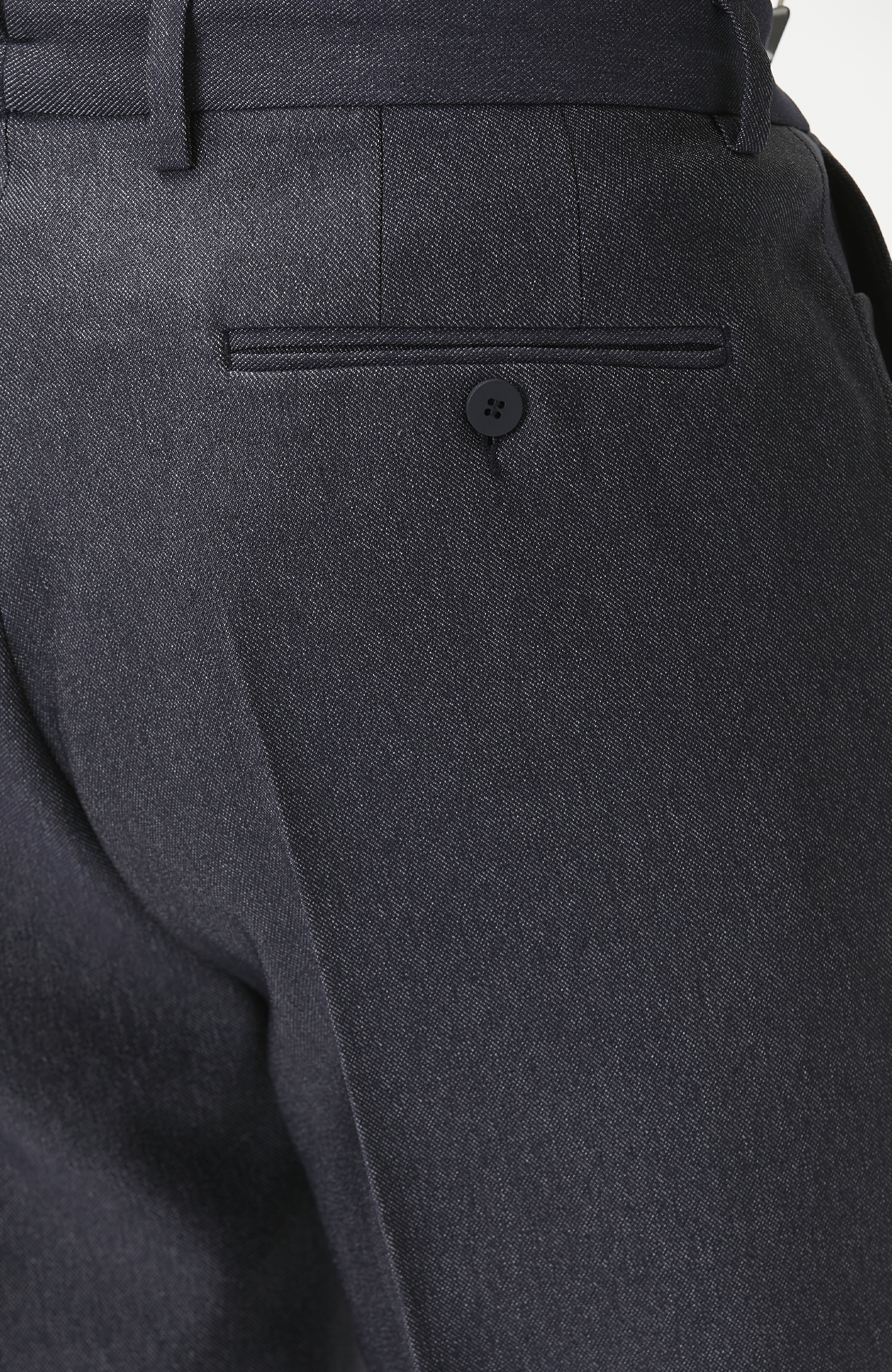 N-Tech Indigo Pleated Trousers