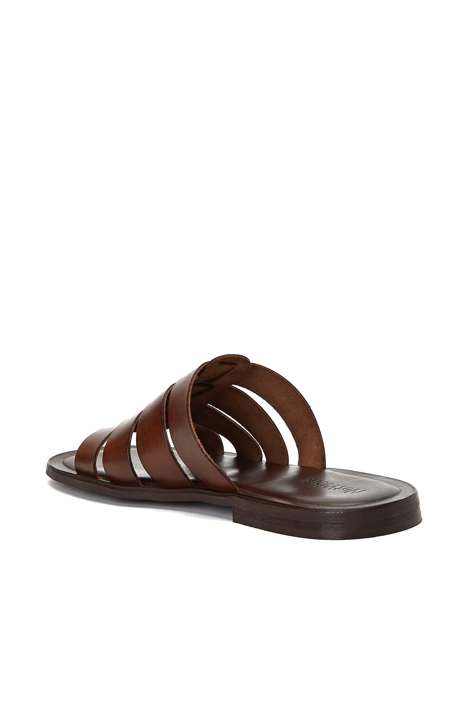 Acı Kahve Erkek Günlük Rahat Deri Terlik