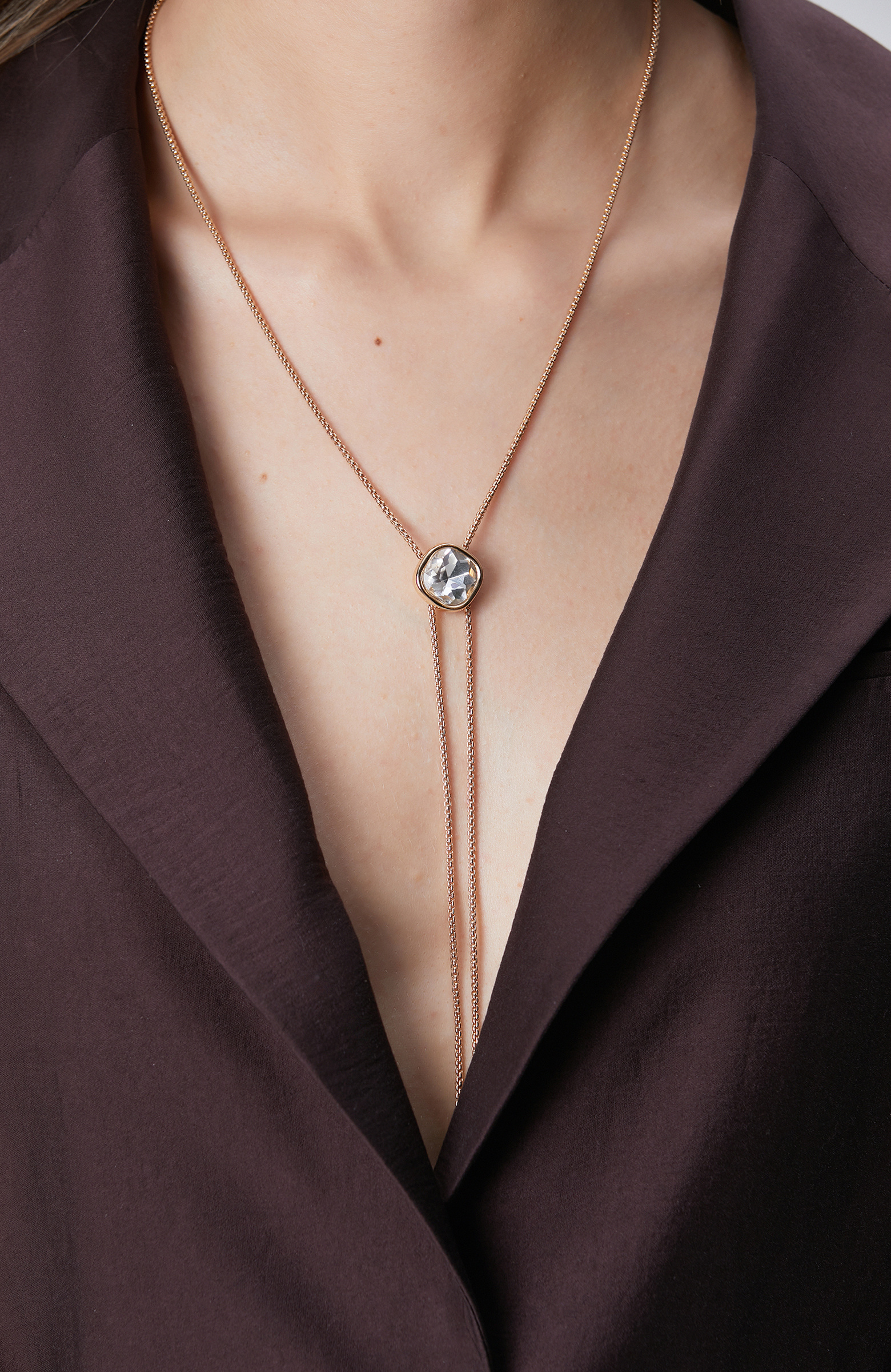 Gold Women's Long Necklace