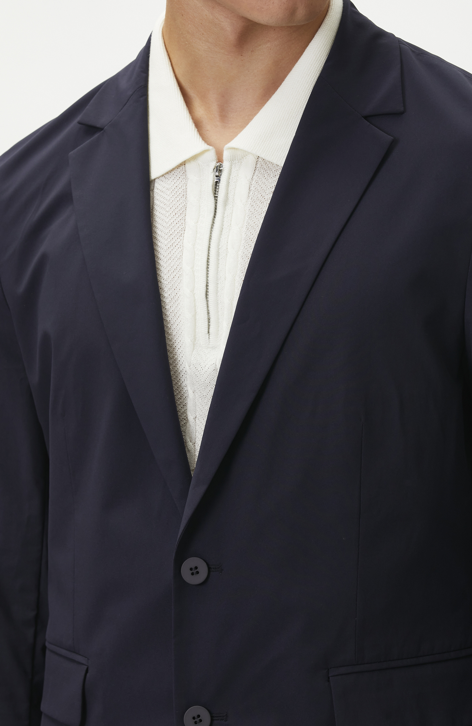 Lacivert Traveller Blazer Ceket