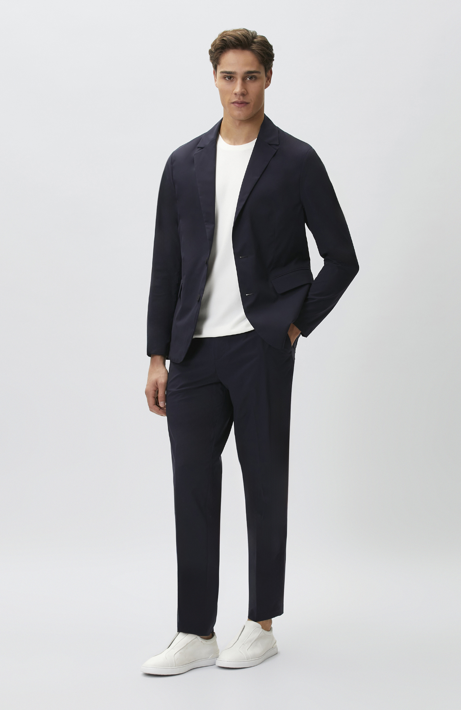 Lacivert Traveller Blazer Ceket