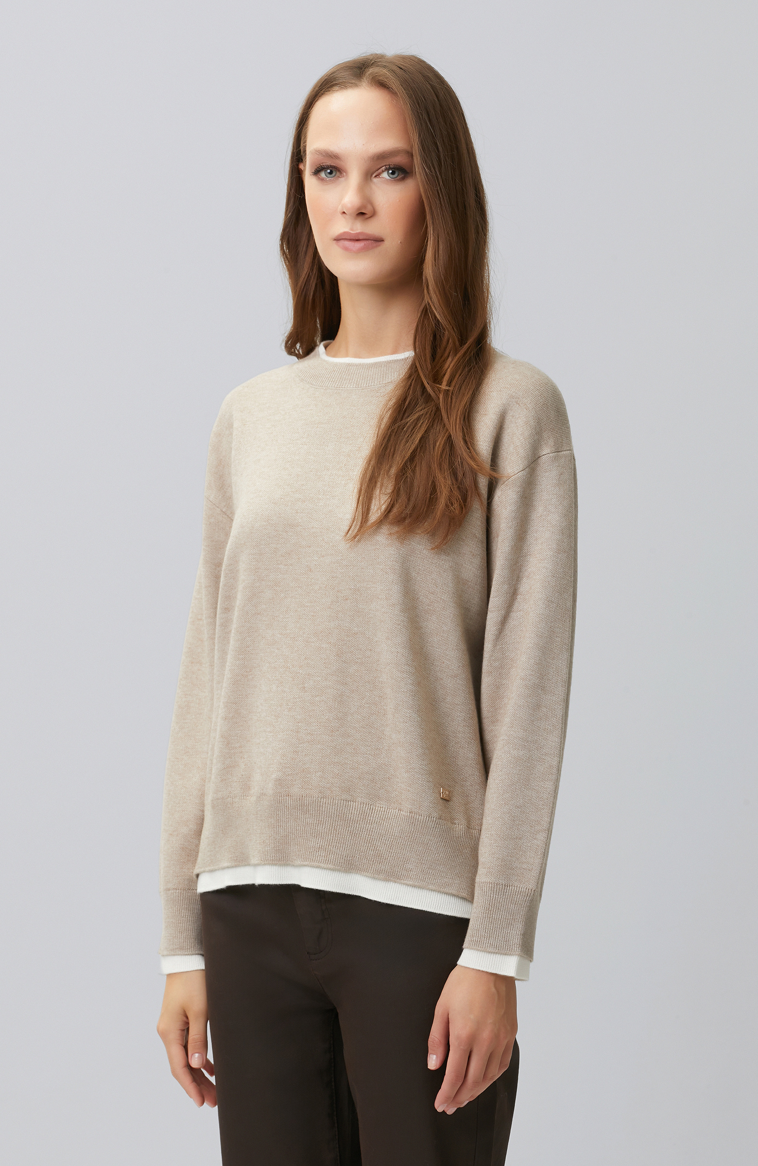 Double Color Oversize Knitwear