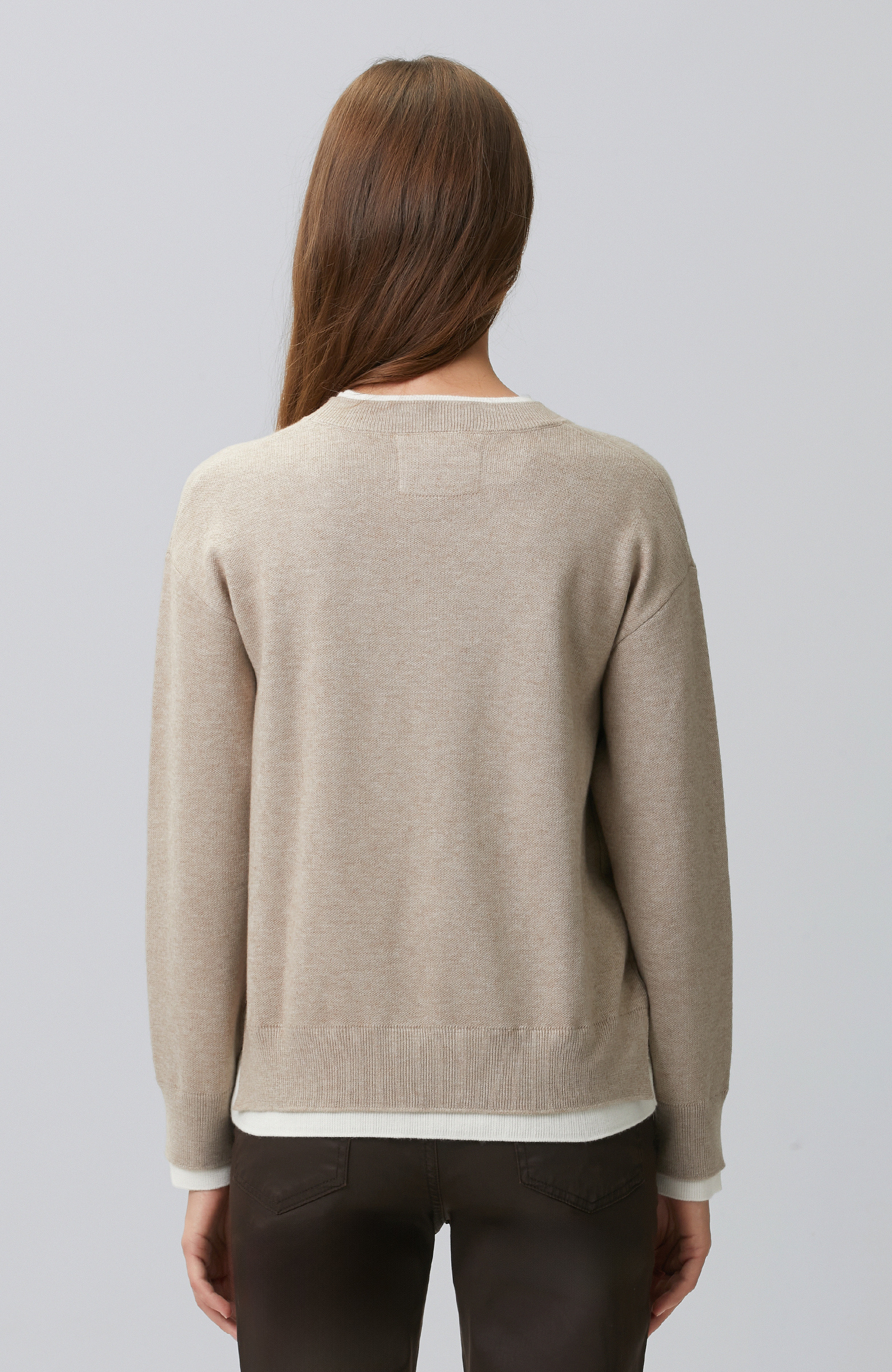 Double Color Oversize Knitwear