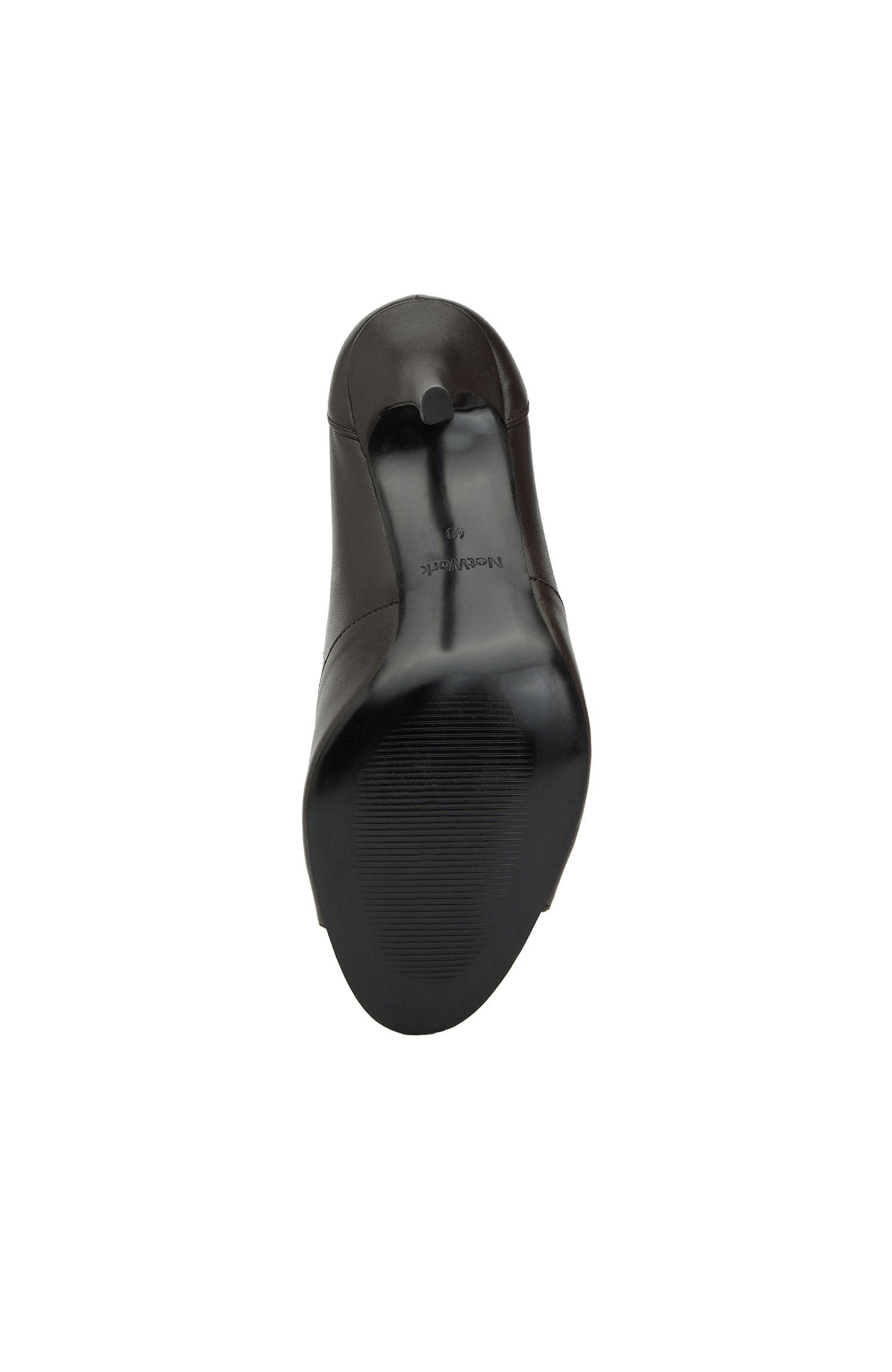 Acı Kahverengi Kadın Deri Sandalet