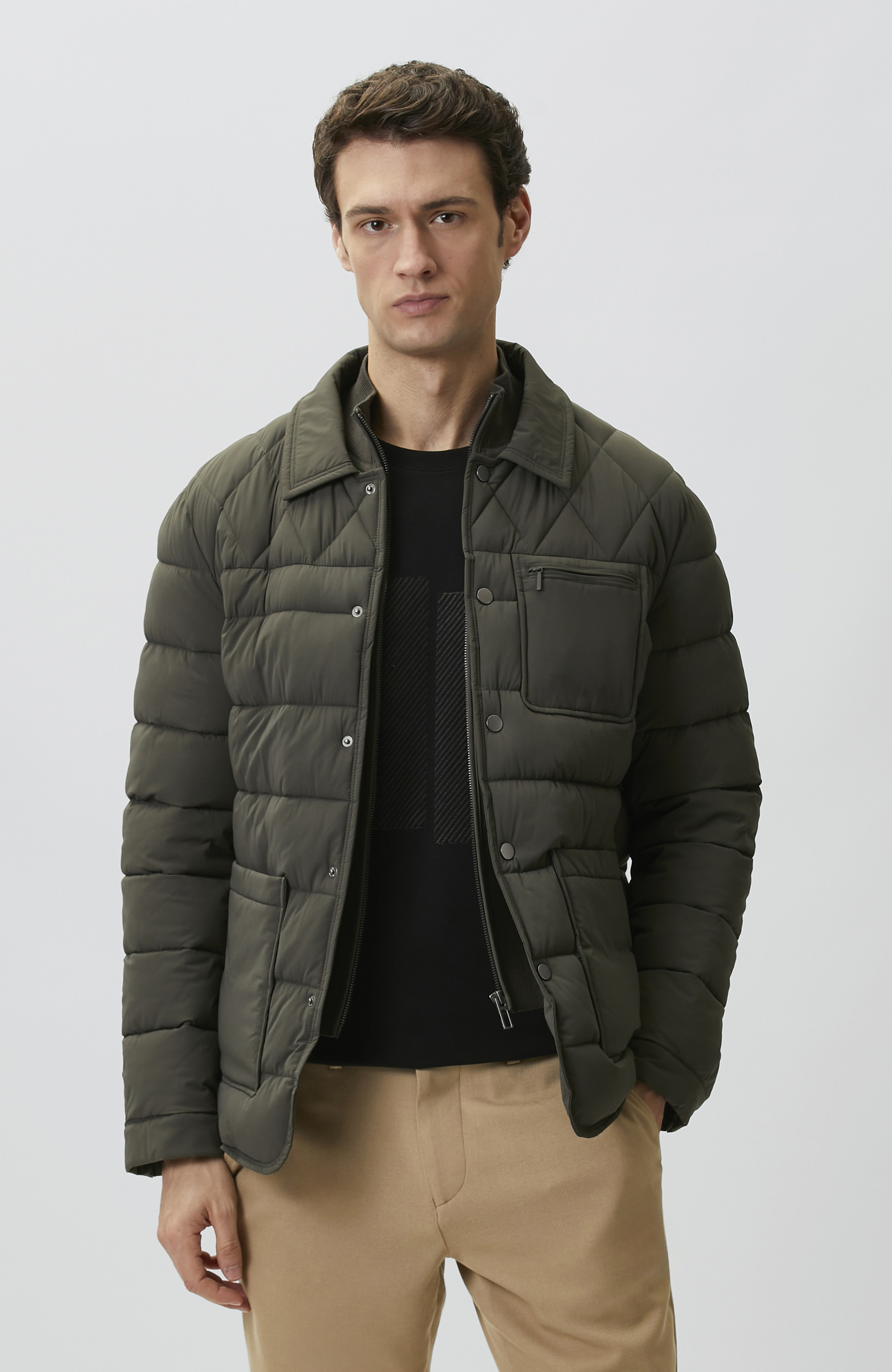 Khaki Outfitted Jacket