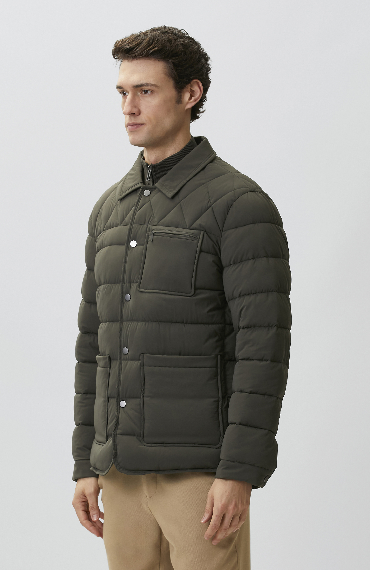 Khaki Outfitted Jacket