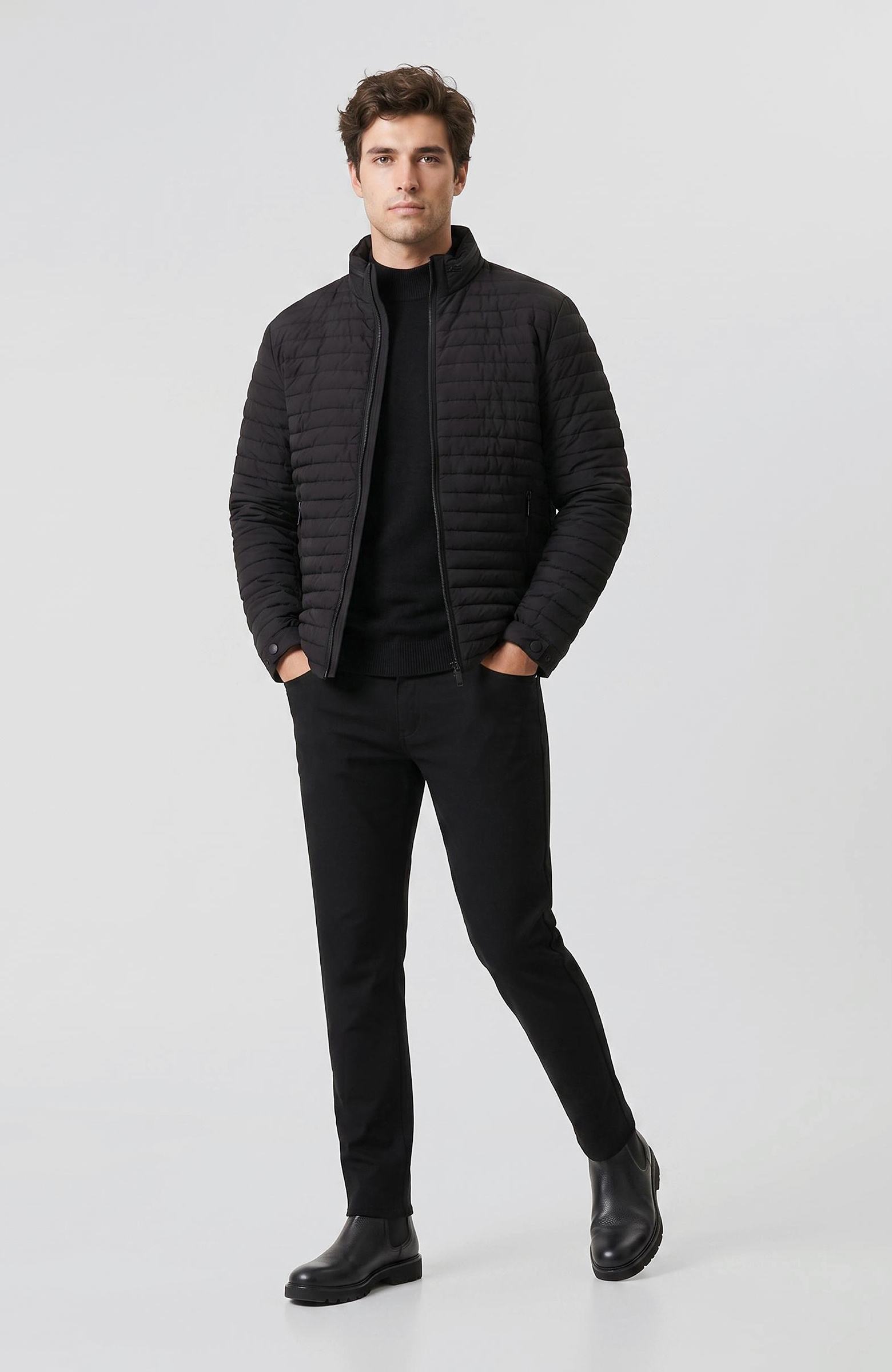Siyah Puffer Mont
