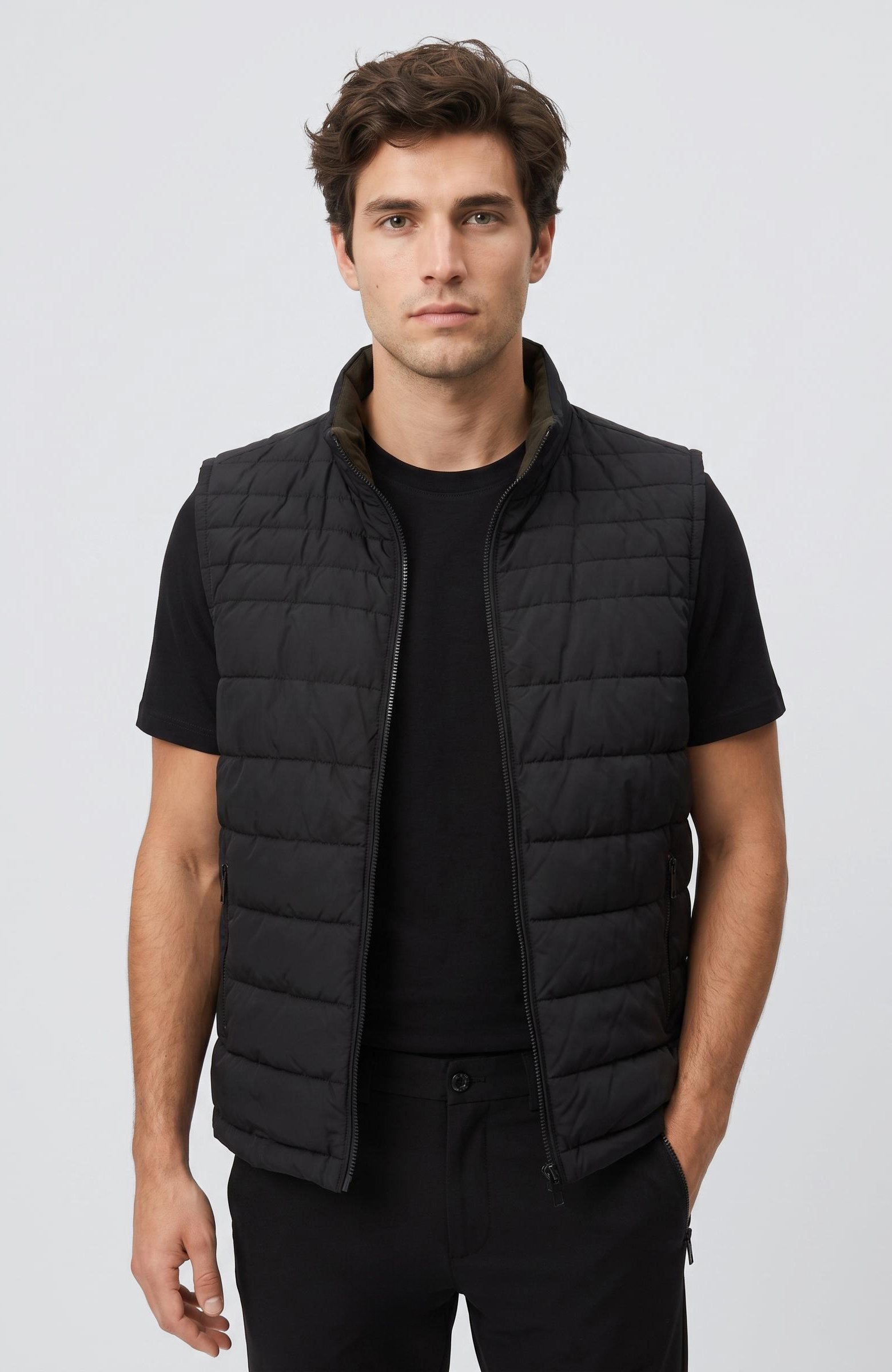 Black Puffer Vest