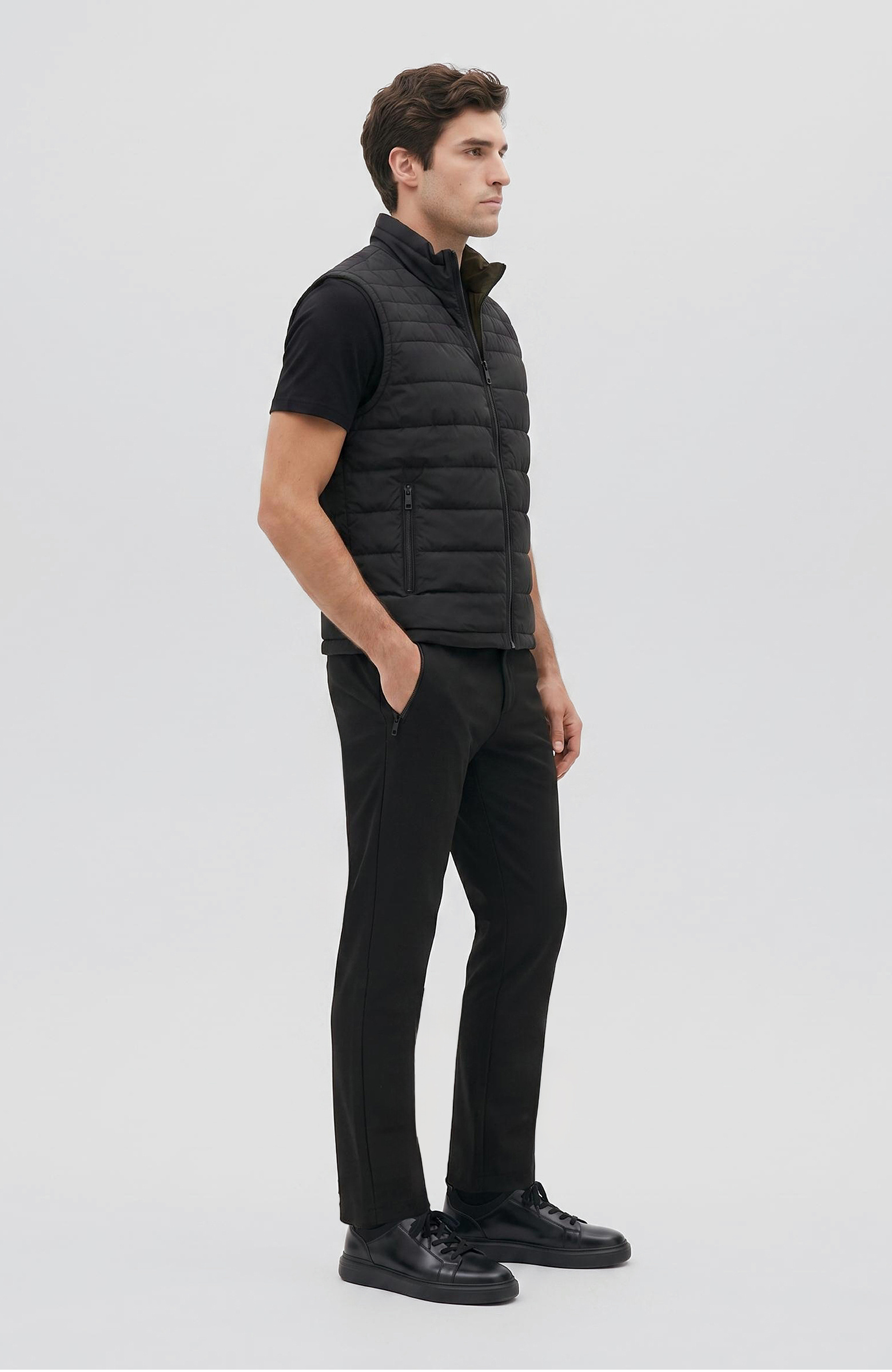 Black Puffer Vest