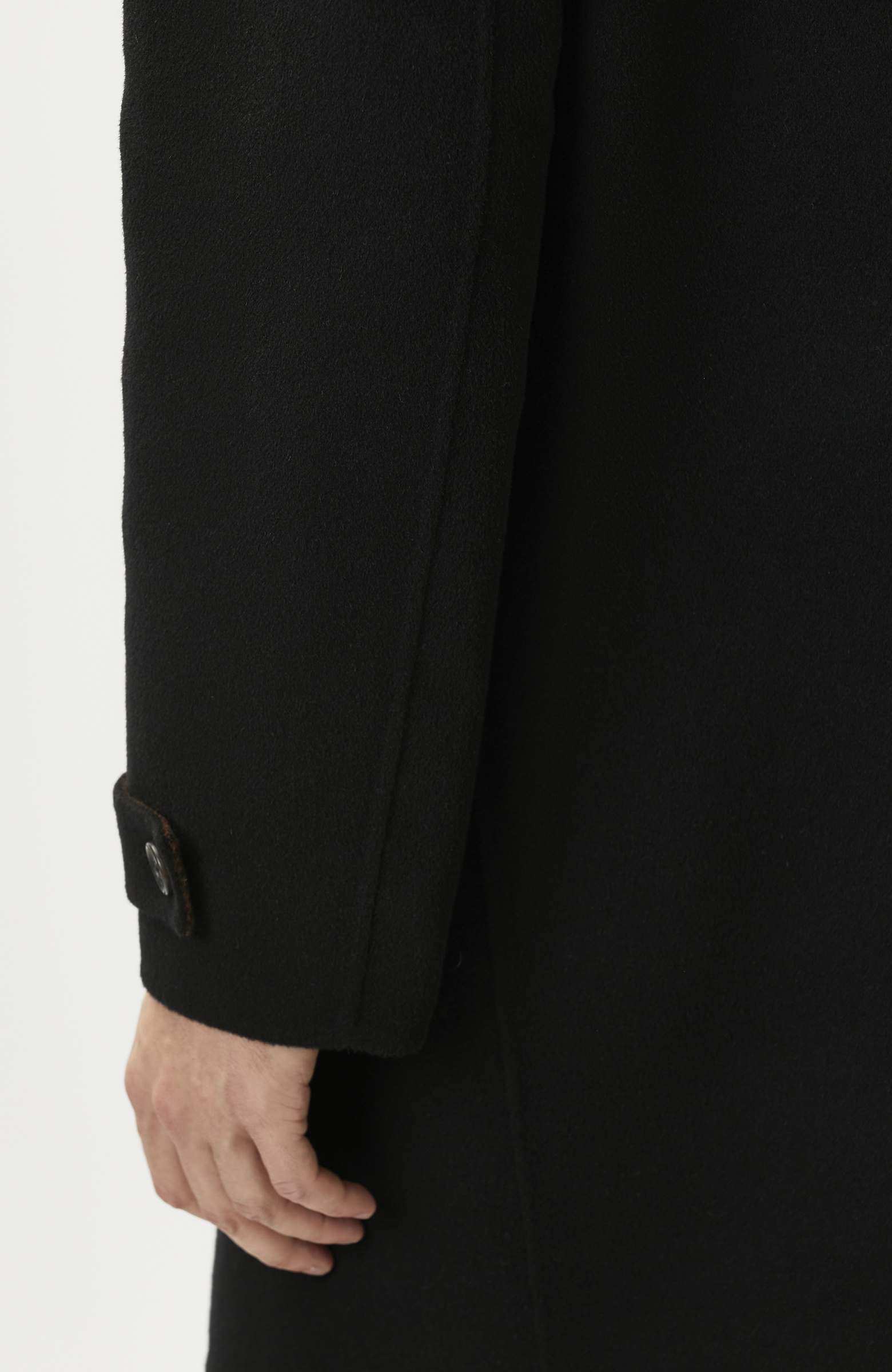 Limited Yün Karışımlı Dikişsiz Handmade Palto