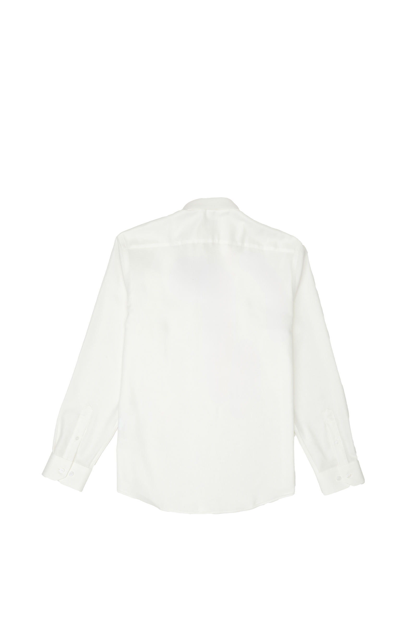 Non-Iron Beyaz Düğmeli Yaka Oxford Gömlek