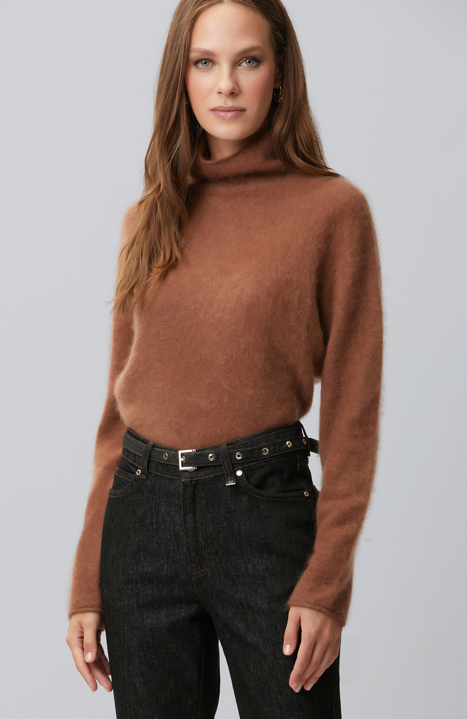 Limited Bronze Cashmere Knitwear Sweater