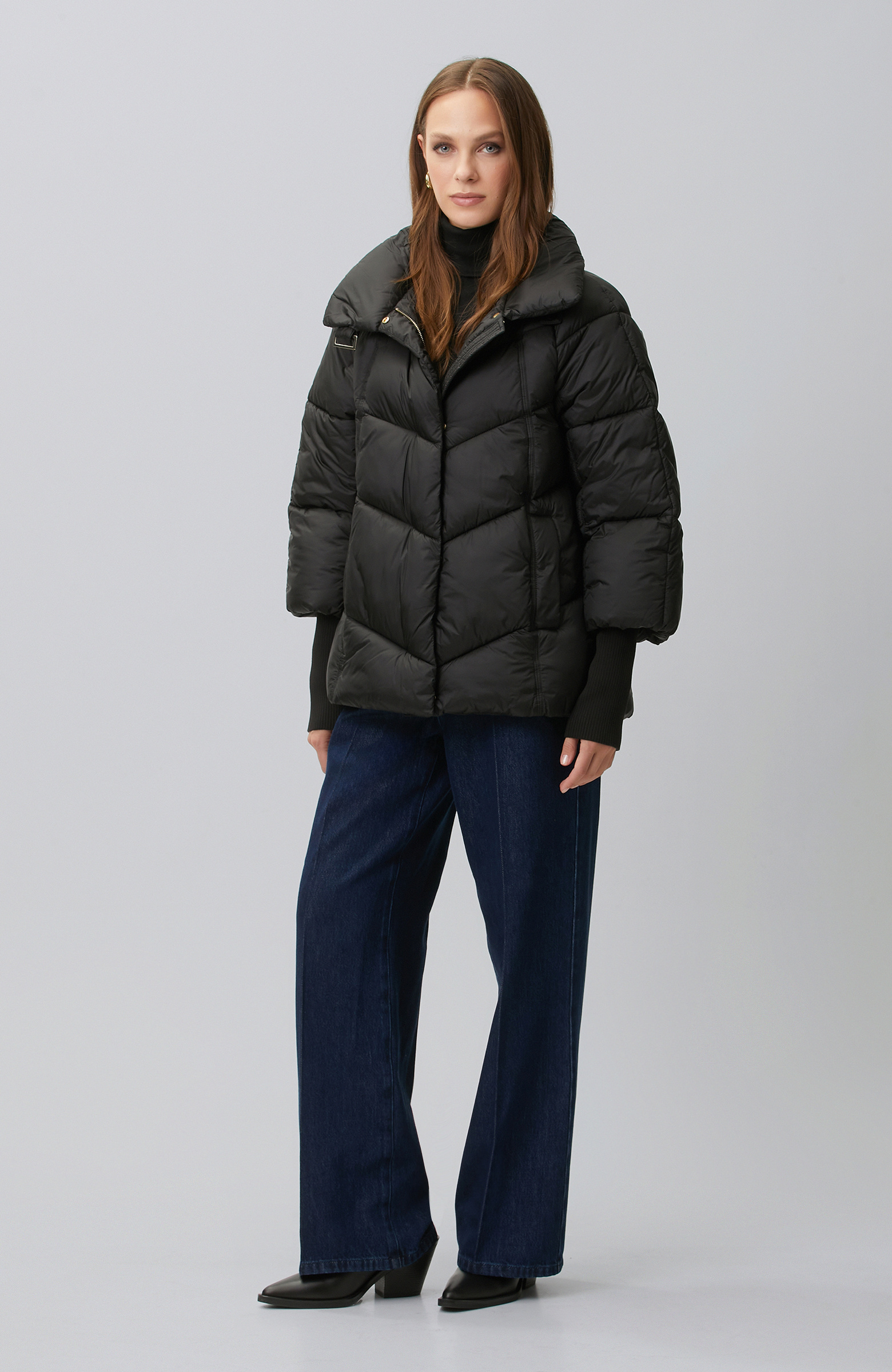Black Oversize Puffer Coat
