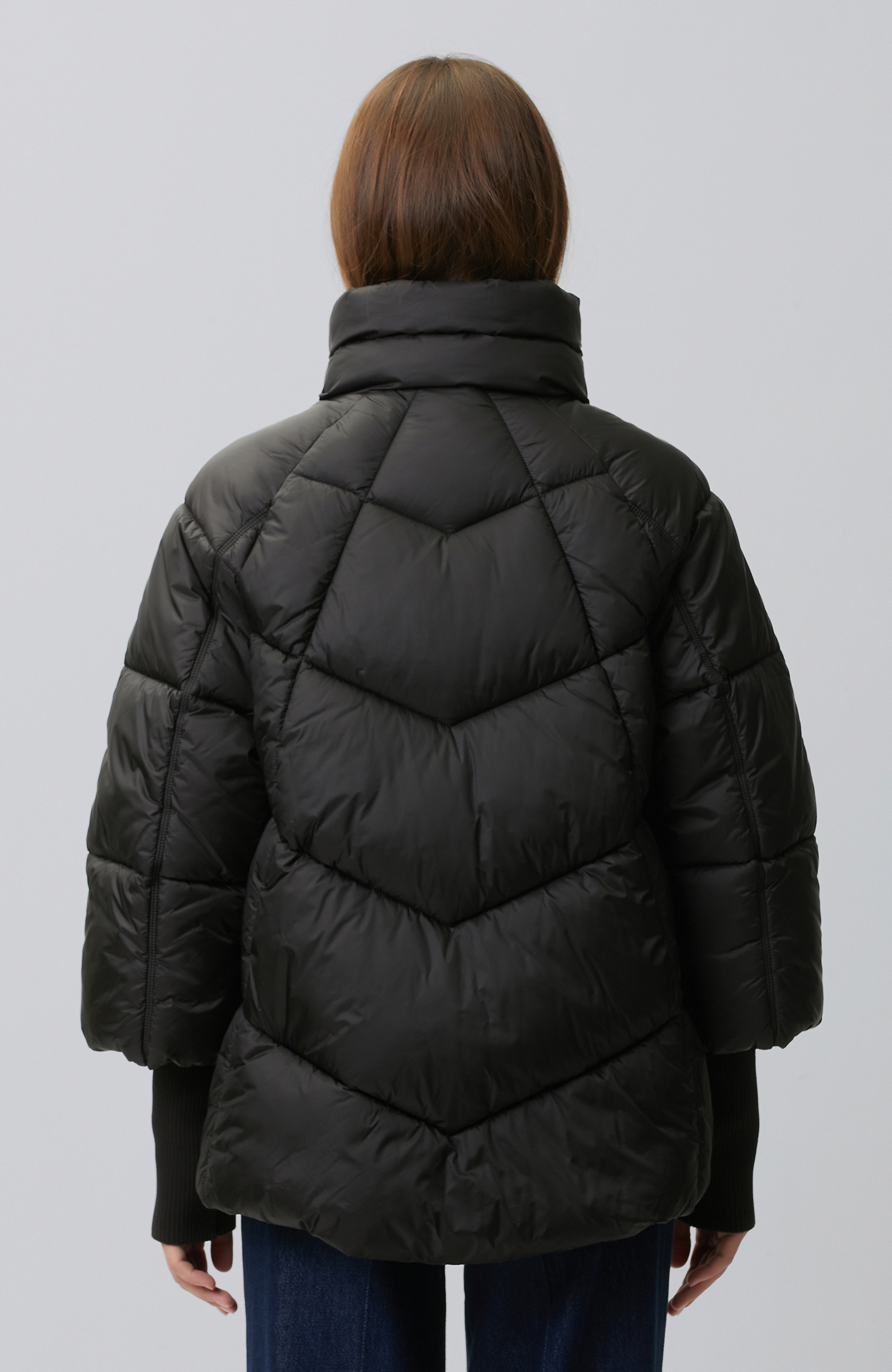 Black Oversize Puffer Coat