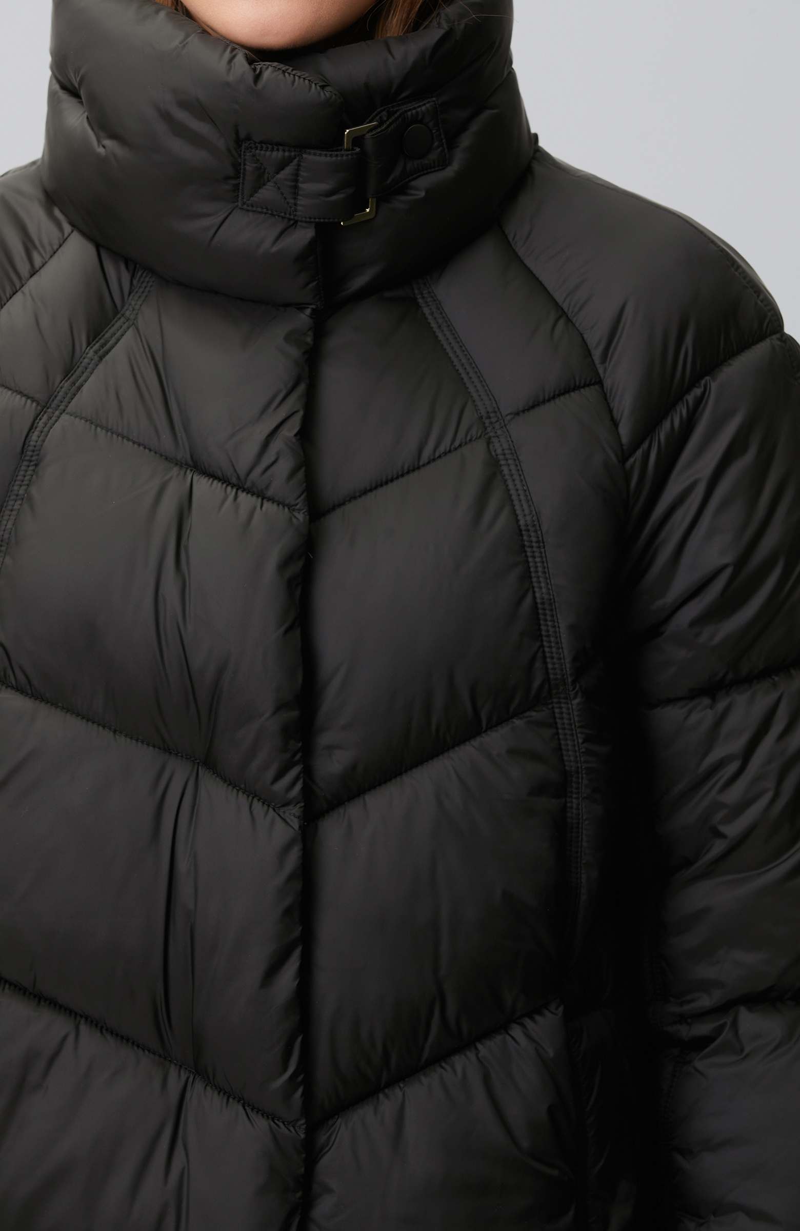 Black Oversize Puffer Coat