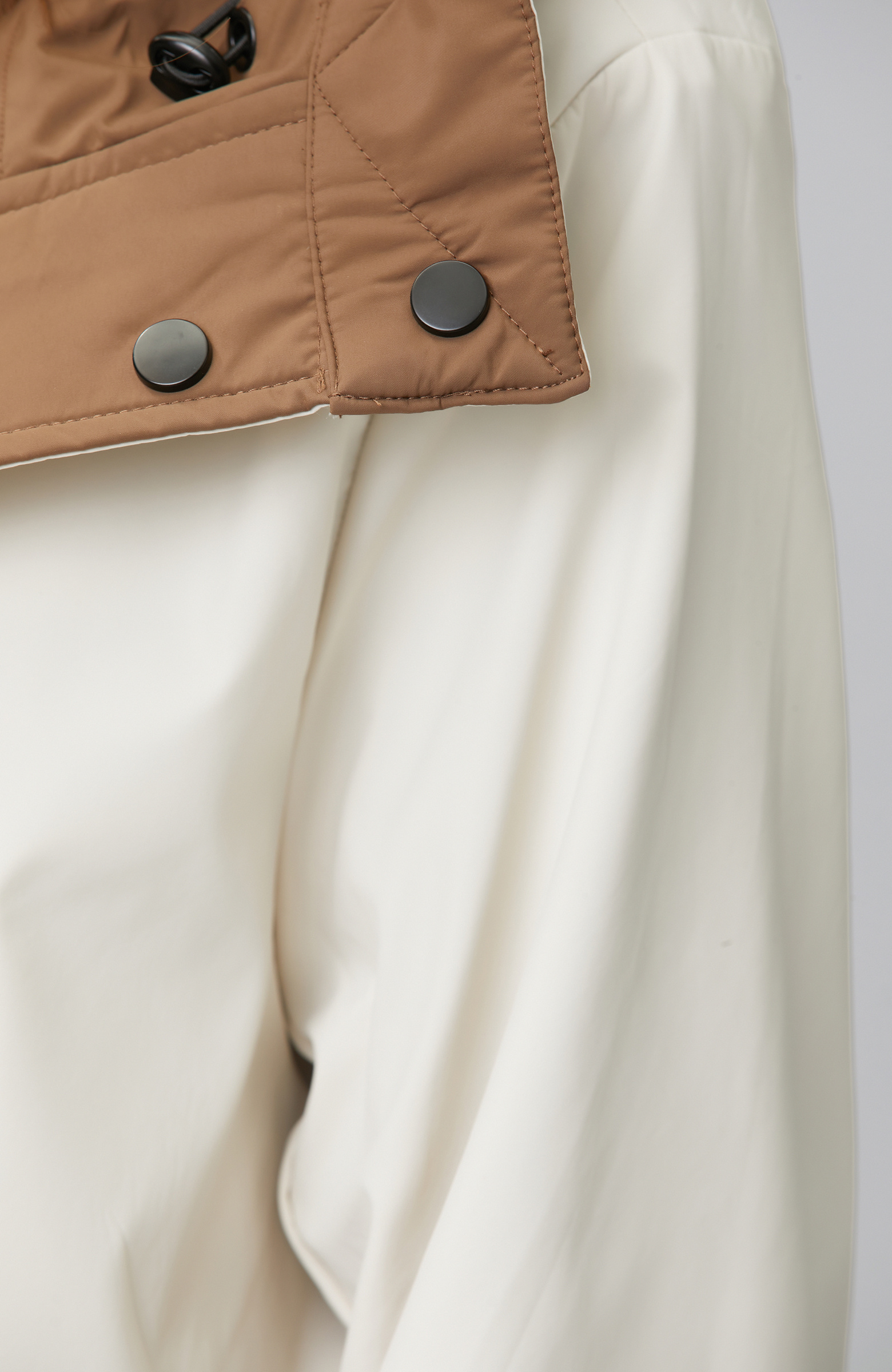 Off White Brown Double-Sided Coat