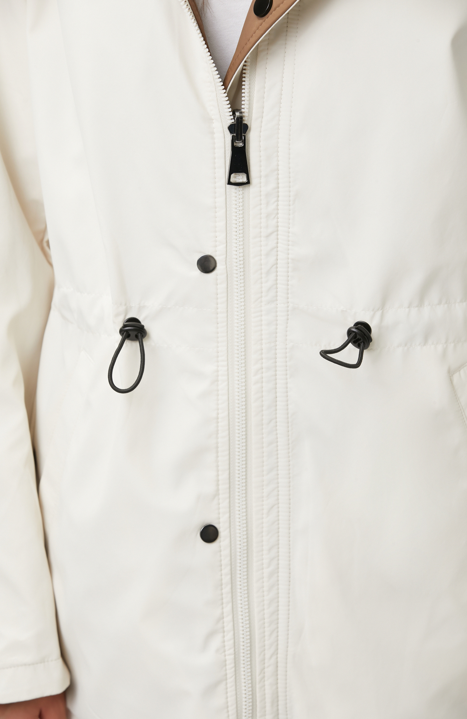 Off White Brown Double-Sided Coat