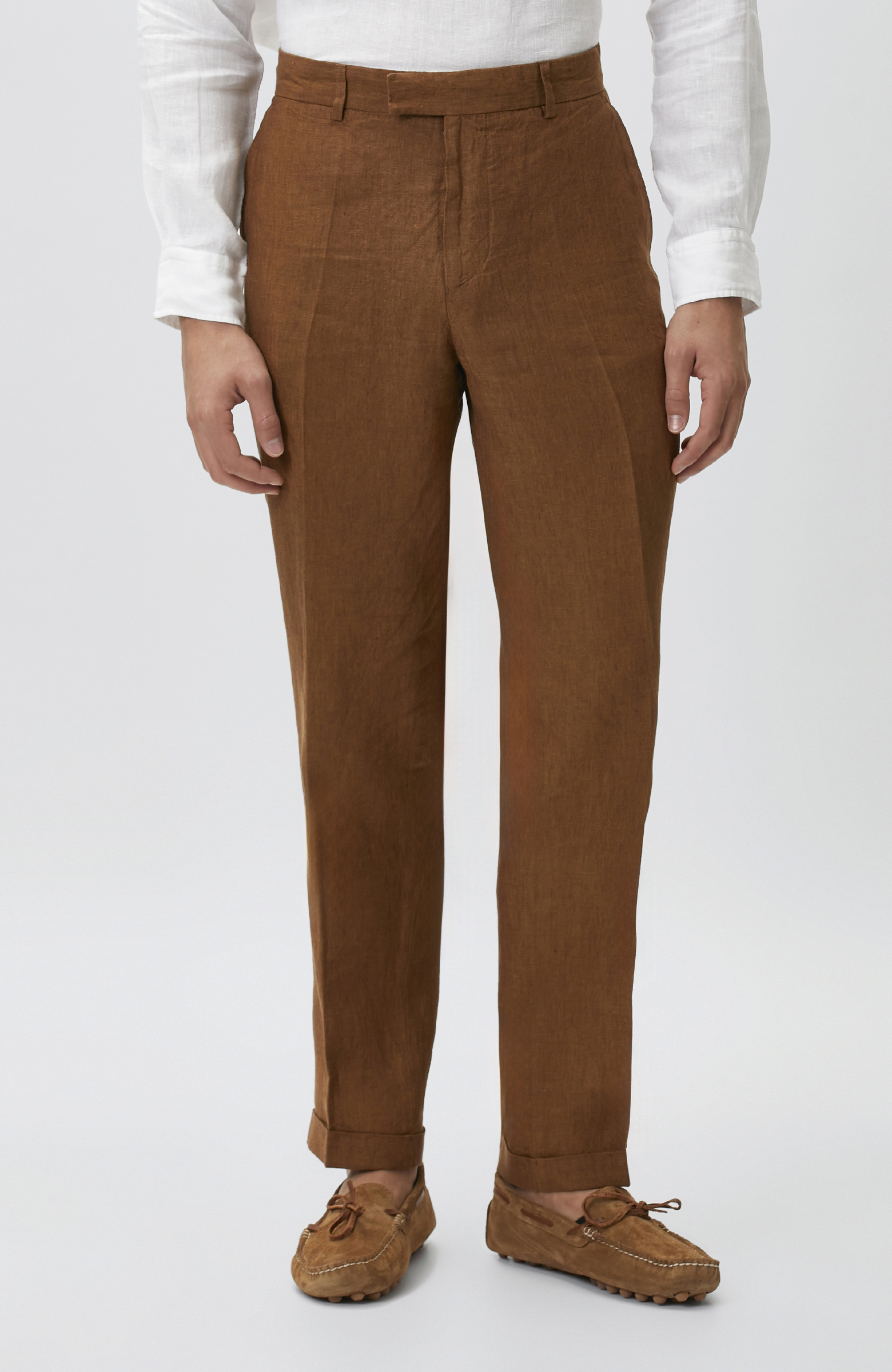Tütün Keten Jogger Pantolon