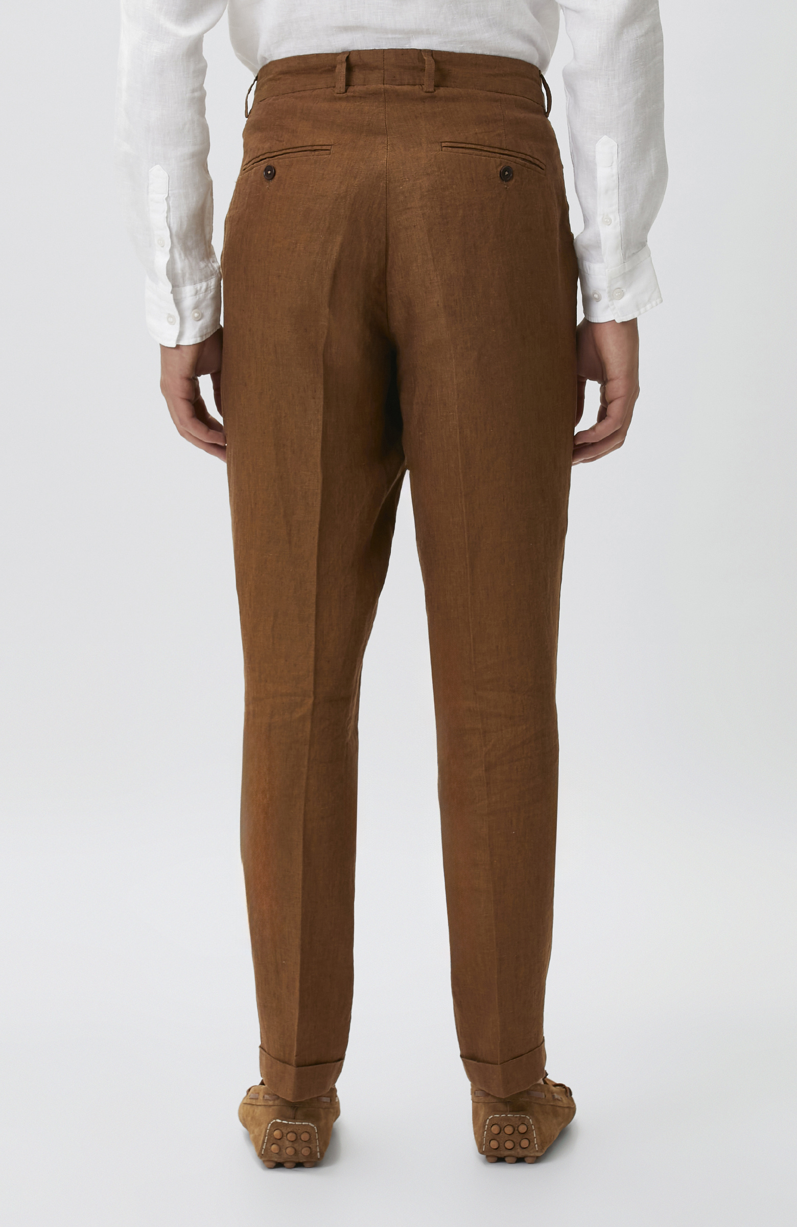 Tütün Keten Jogger Pantolon
