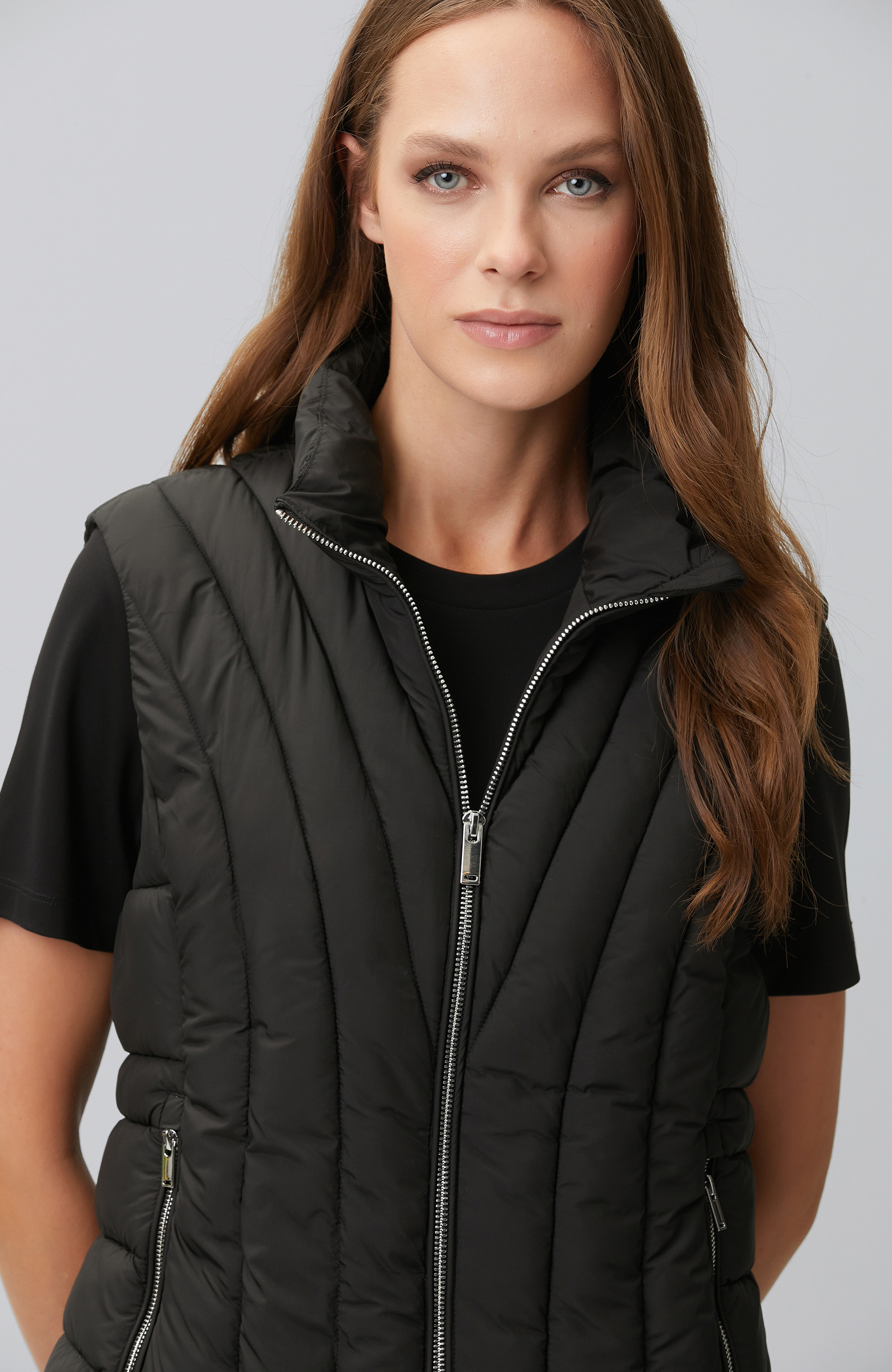 Black Puffer Vest