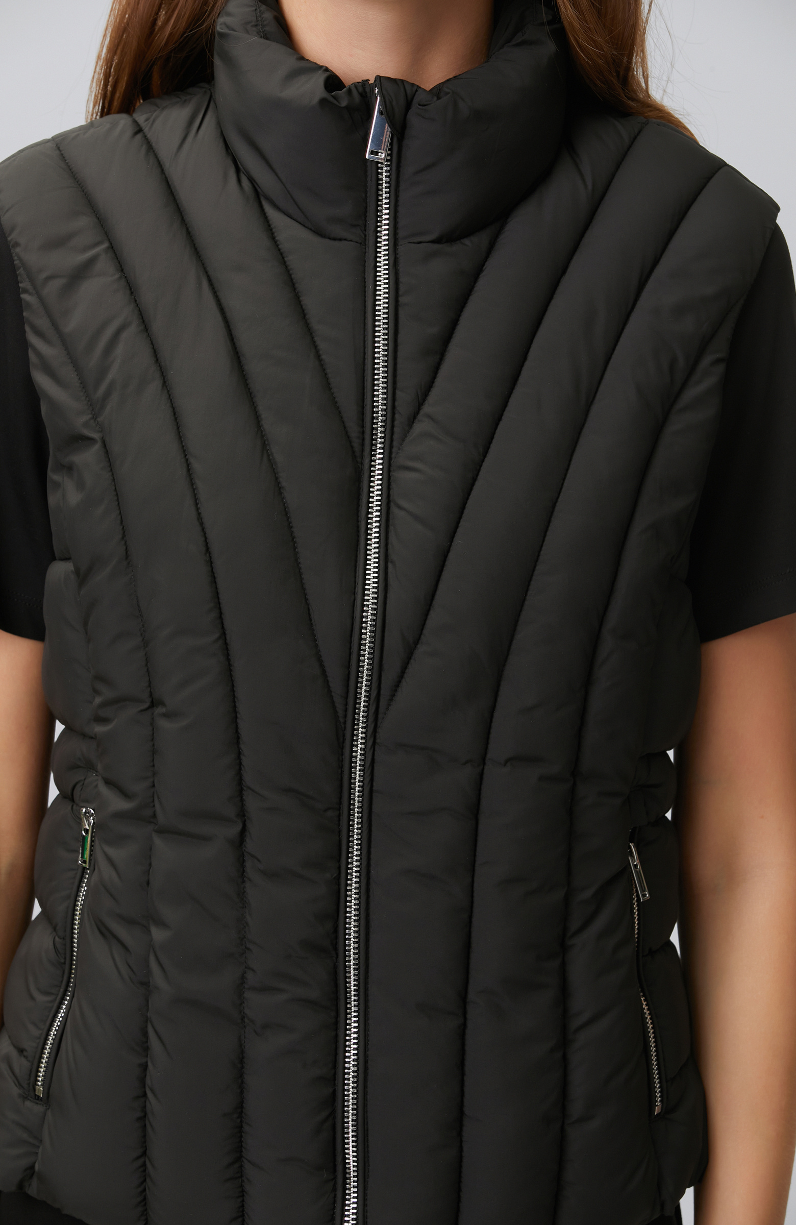 Black Puffer Vest