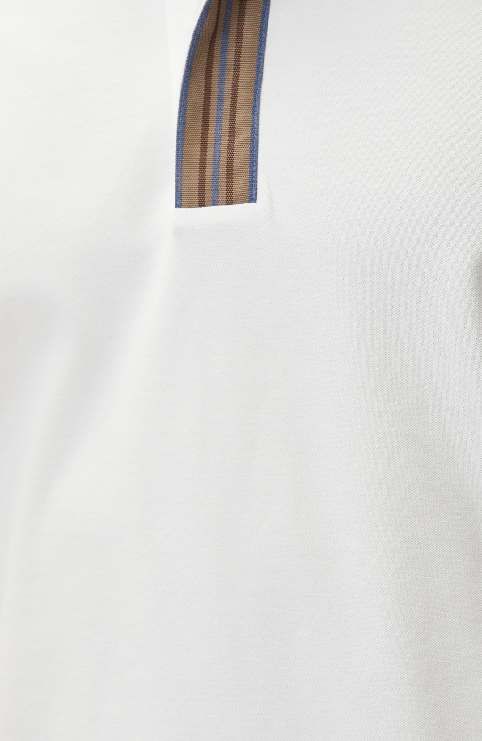 Ekru Polo Yaka Pike T-shirt