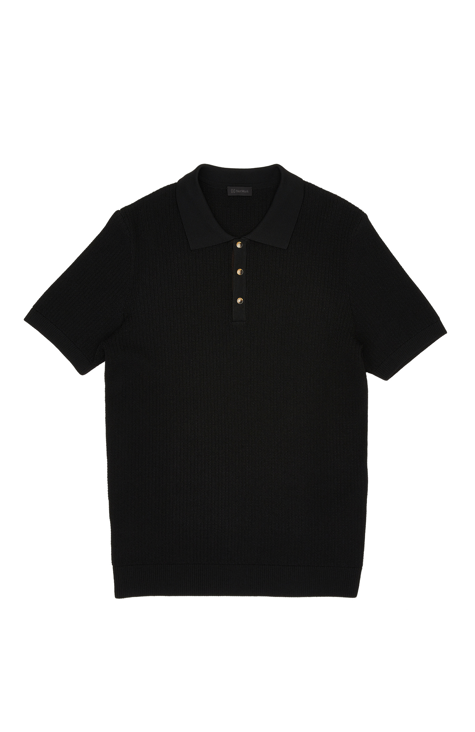 Black Rayon Knitwear Sweater
