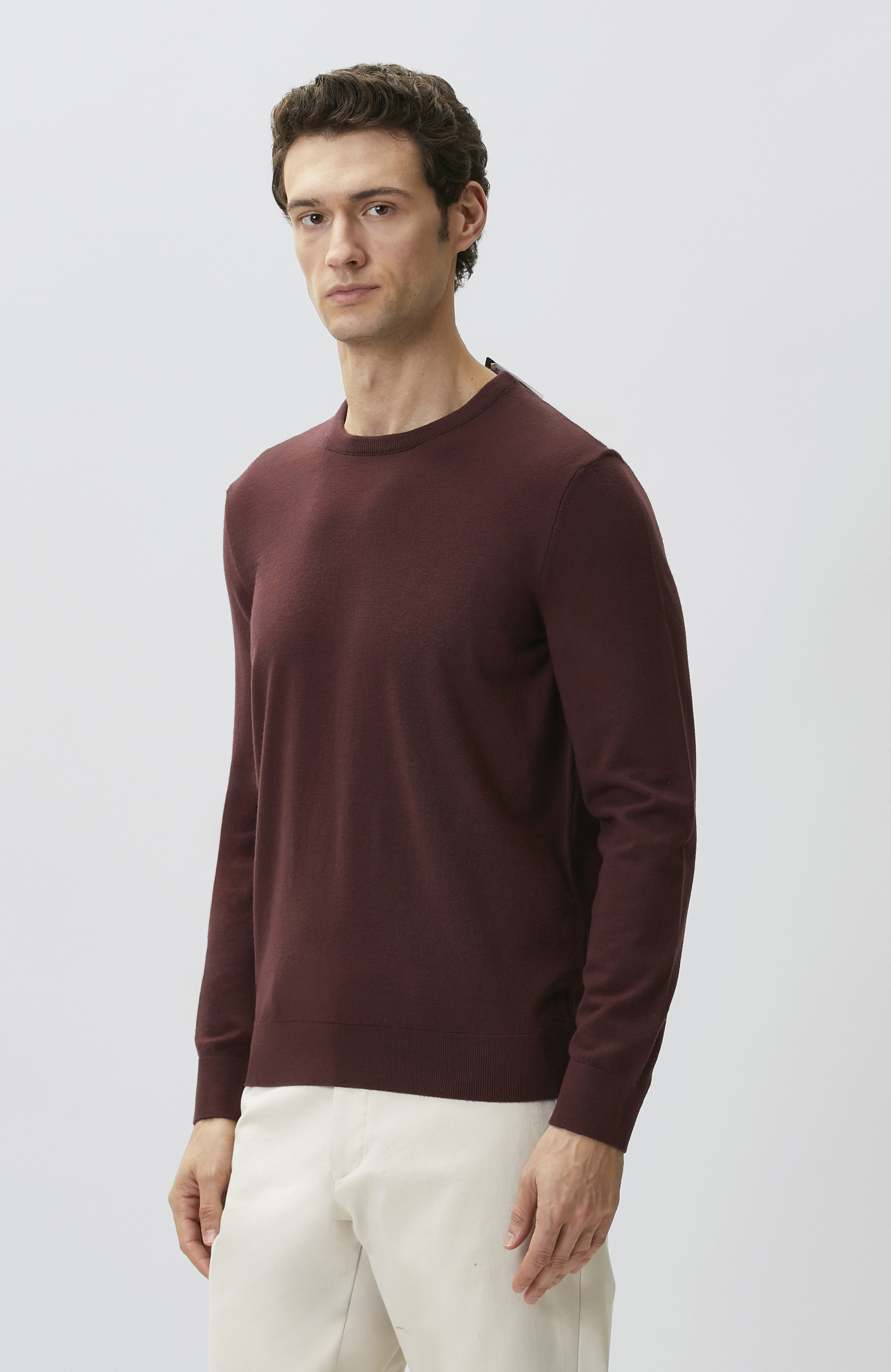 Bordo Basic Triko Kazak