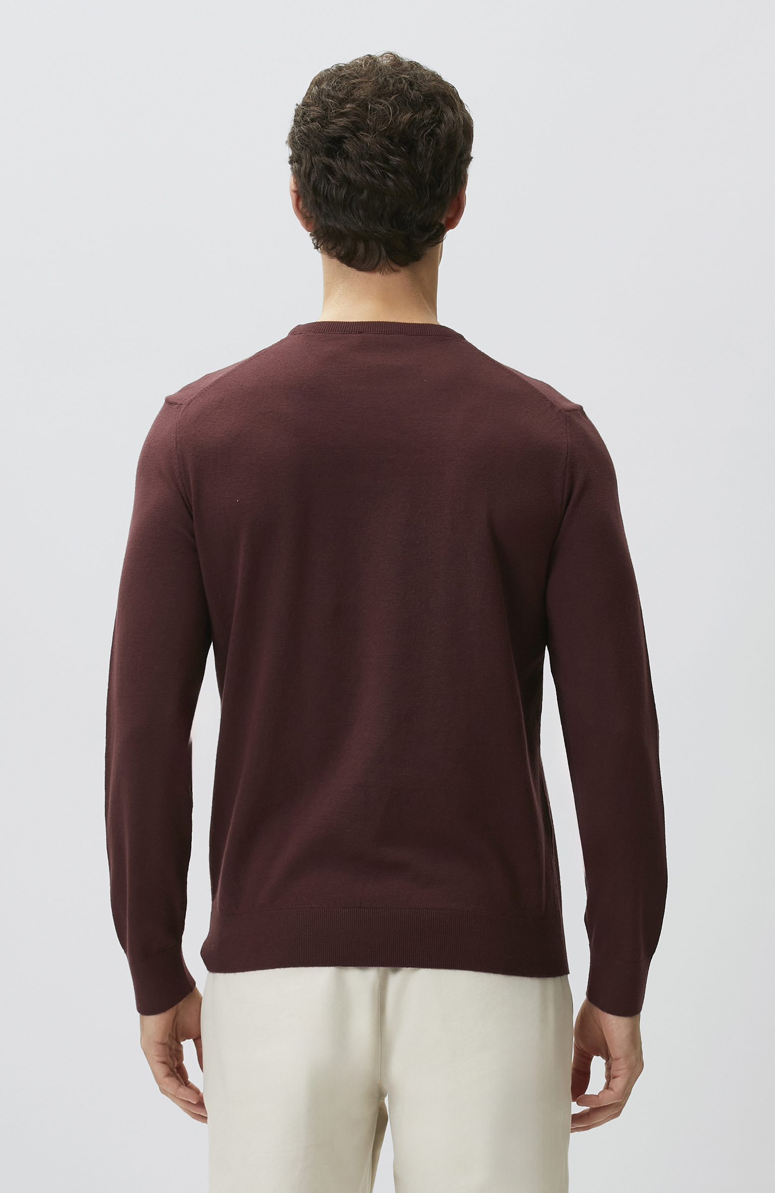 Bordo Basic Triko Kazak