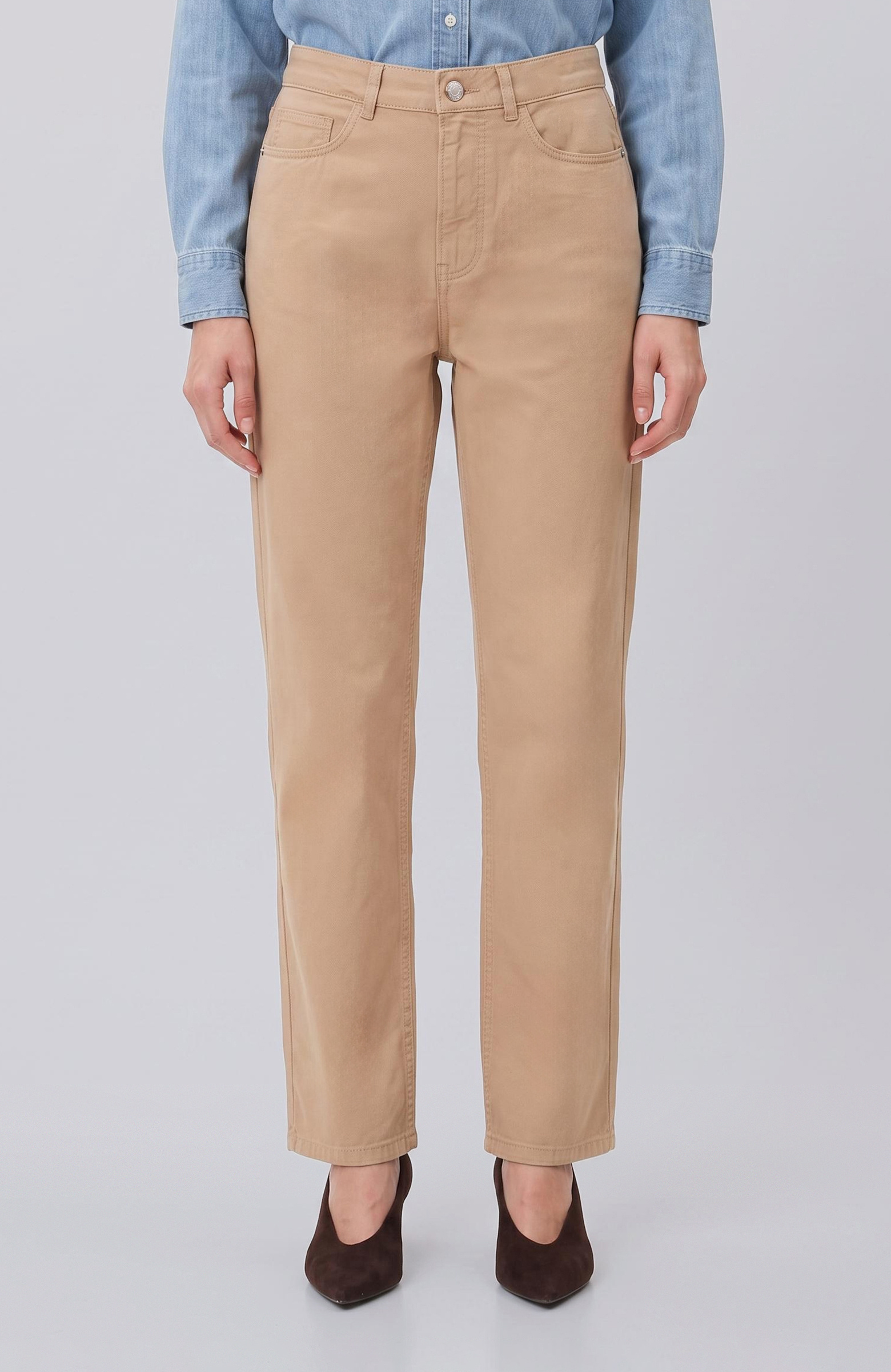 Açık Vizon 5 Cep Pantolon