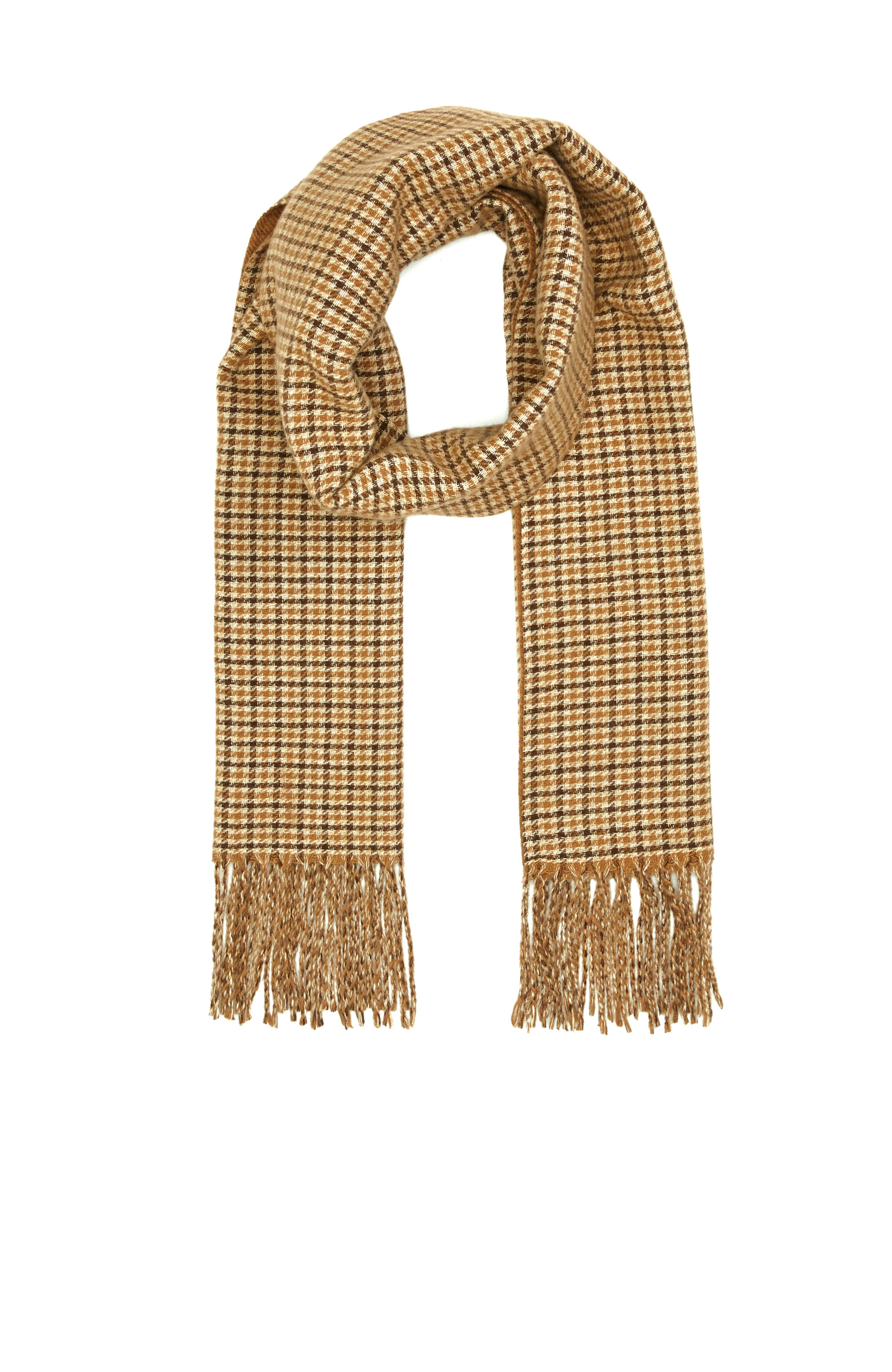 Brown Patterned Women's Shawl