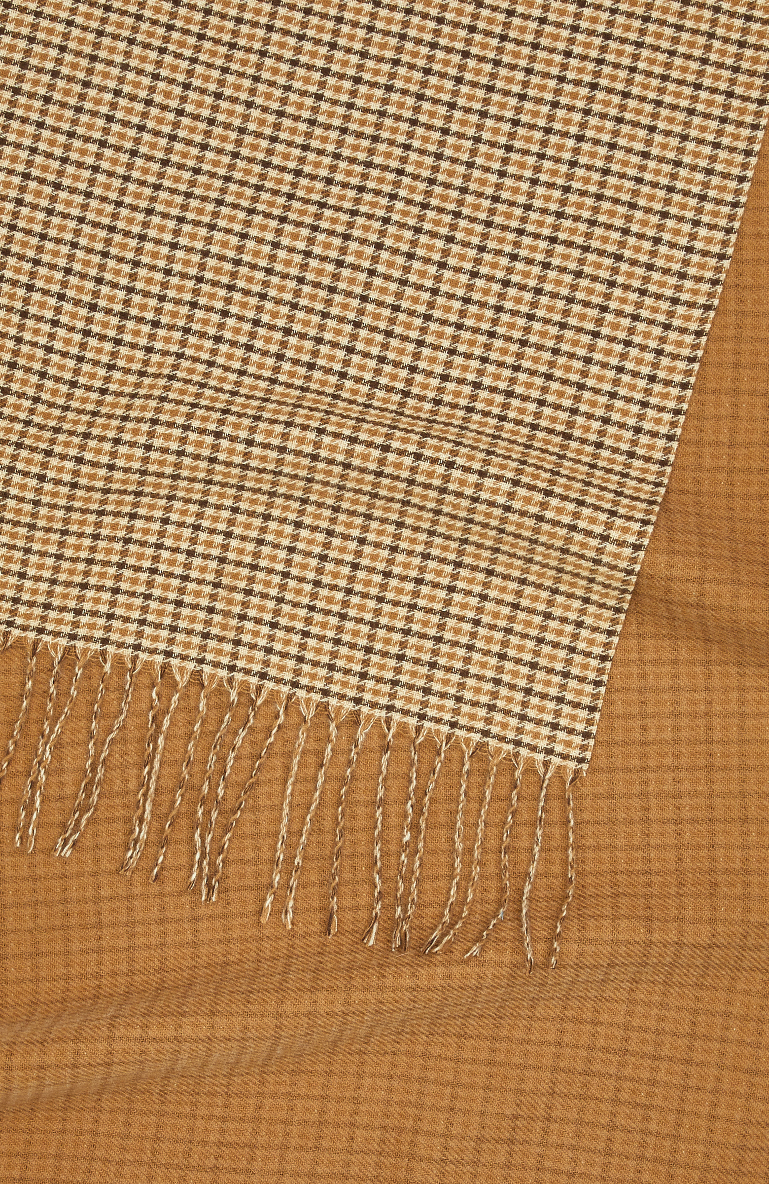 Brown Patterned Women's Shawl