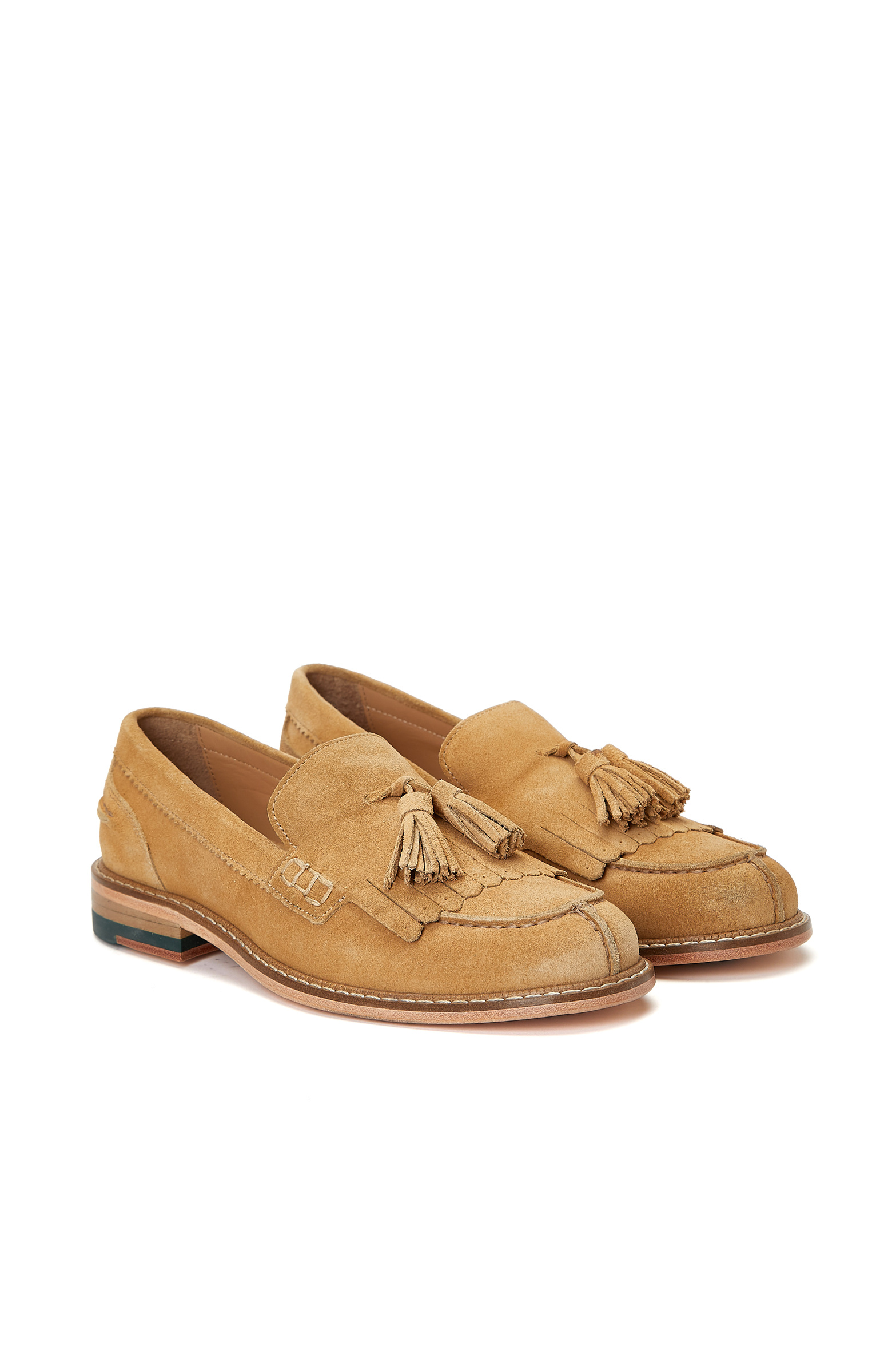 Camel Kadın Süet Loafer
