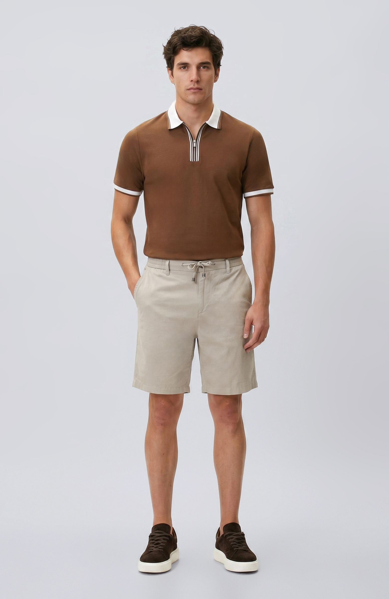 Kahverengi Pike T-shirt
