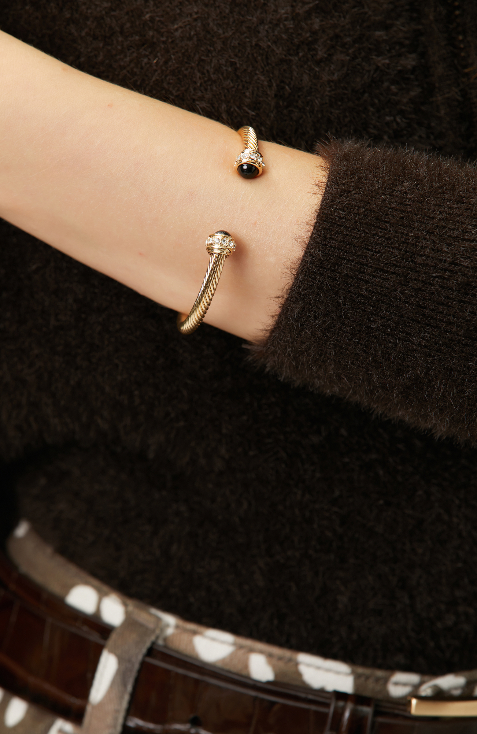 Gold Women's Cuff Bracelet