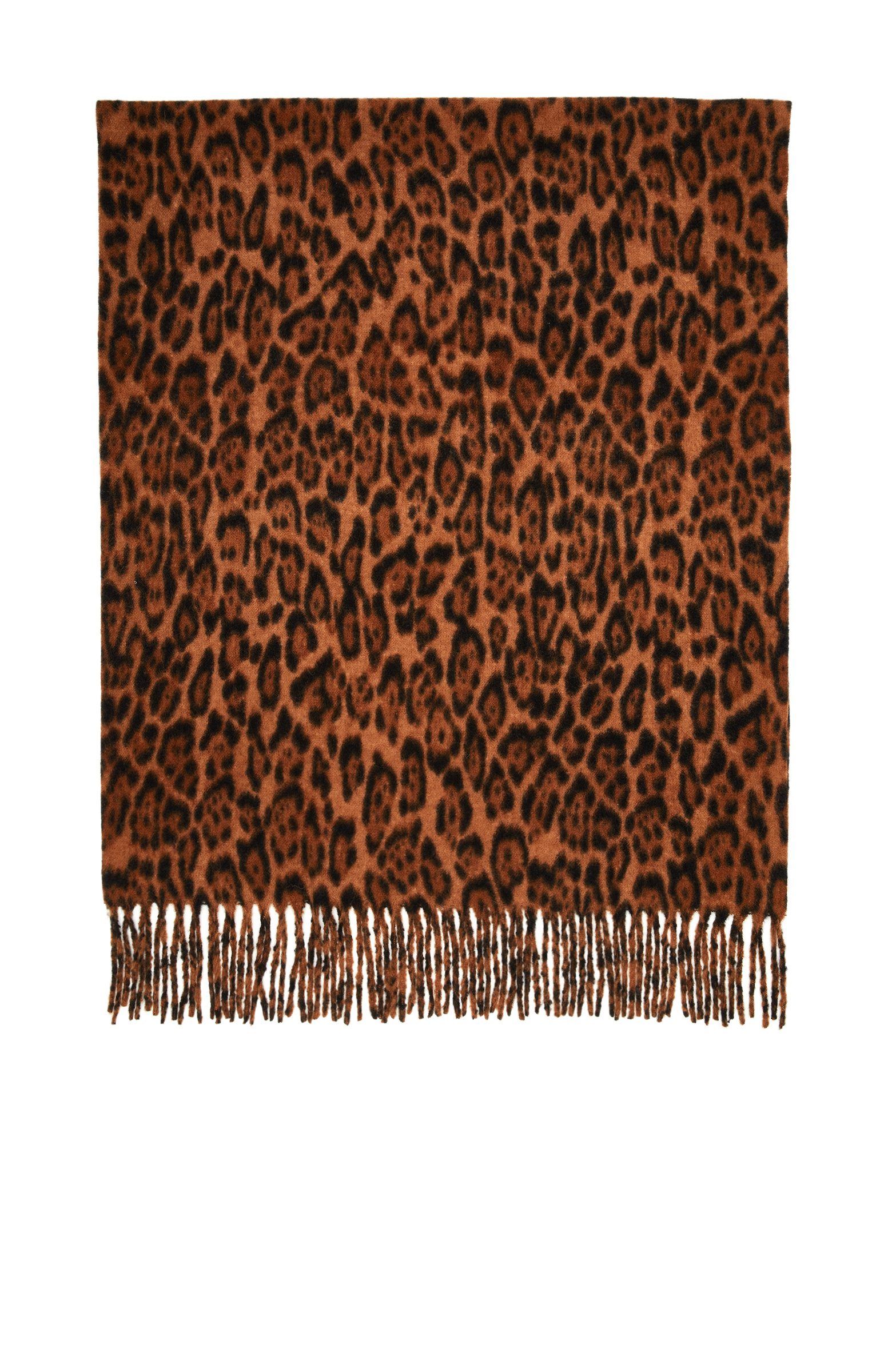 Brown Leopard Women's Shawl