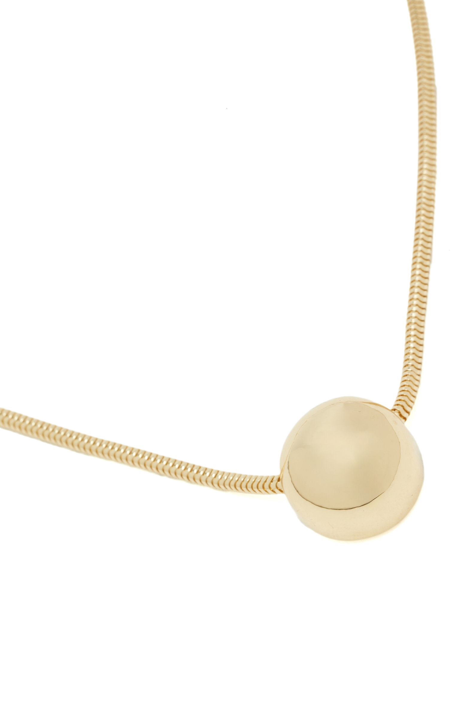 Gold Top Detaylı Kadın Kolye