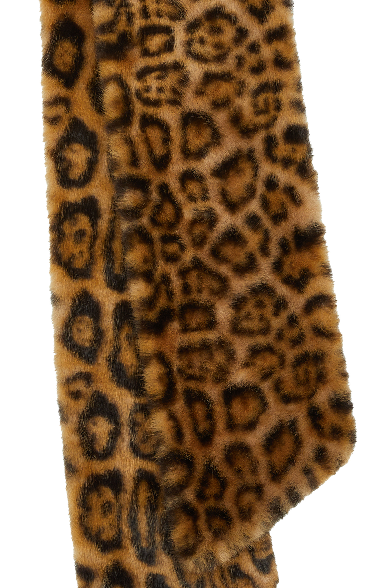 Leopar Desenli Kadın Yumuşak Dokulu Atkı