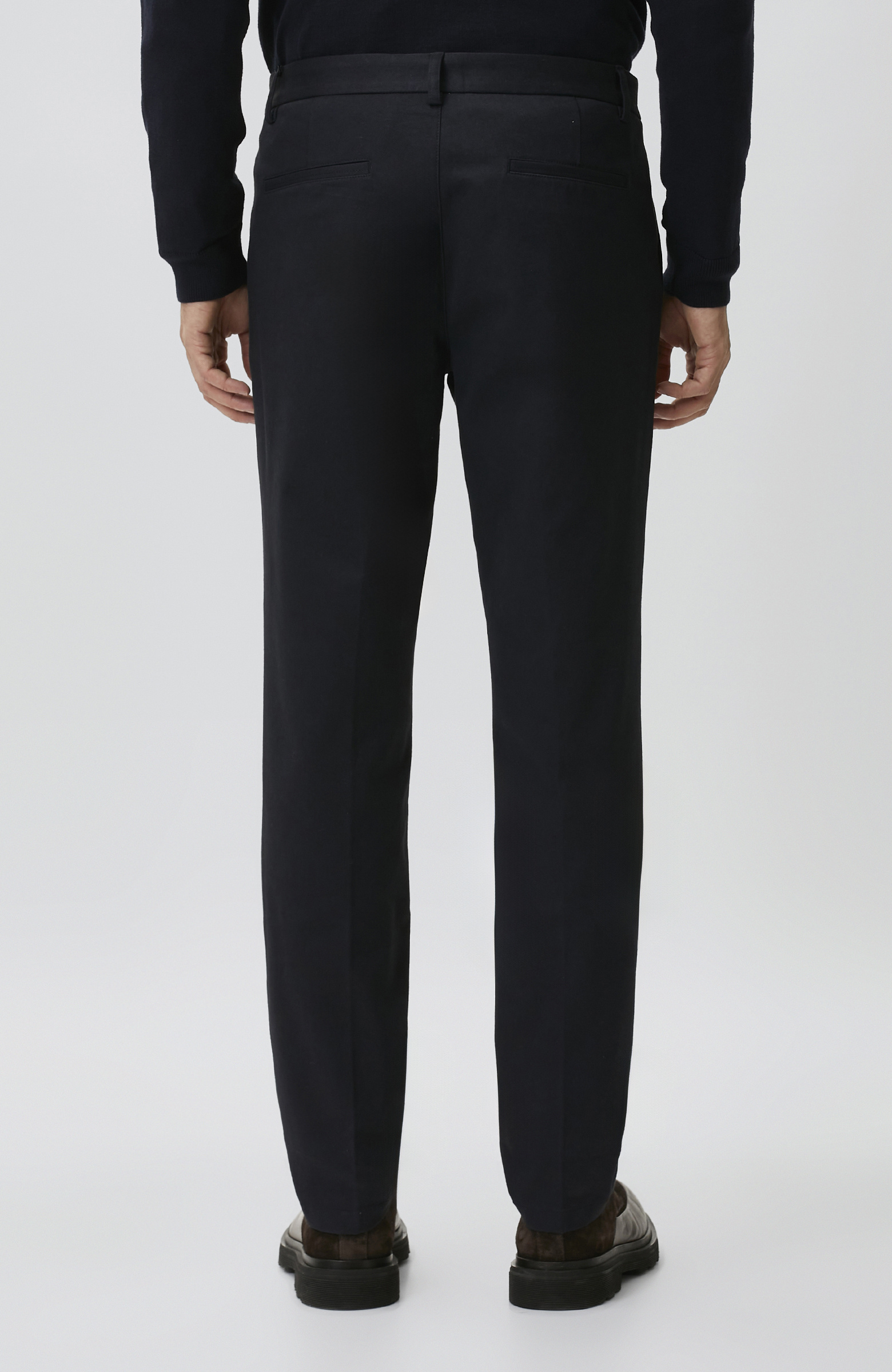 Navy Blue Modal Trousers