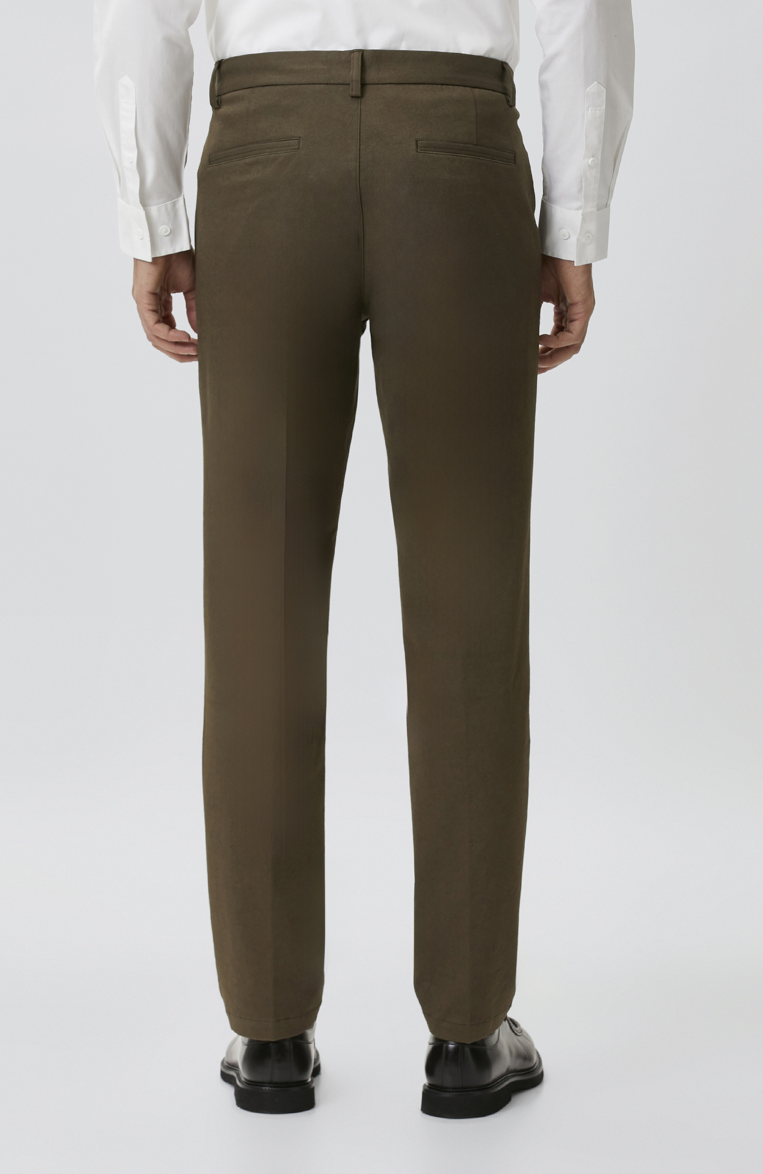 Khaki Modal Trousers