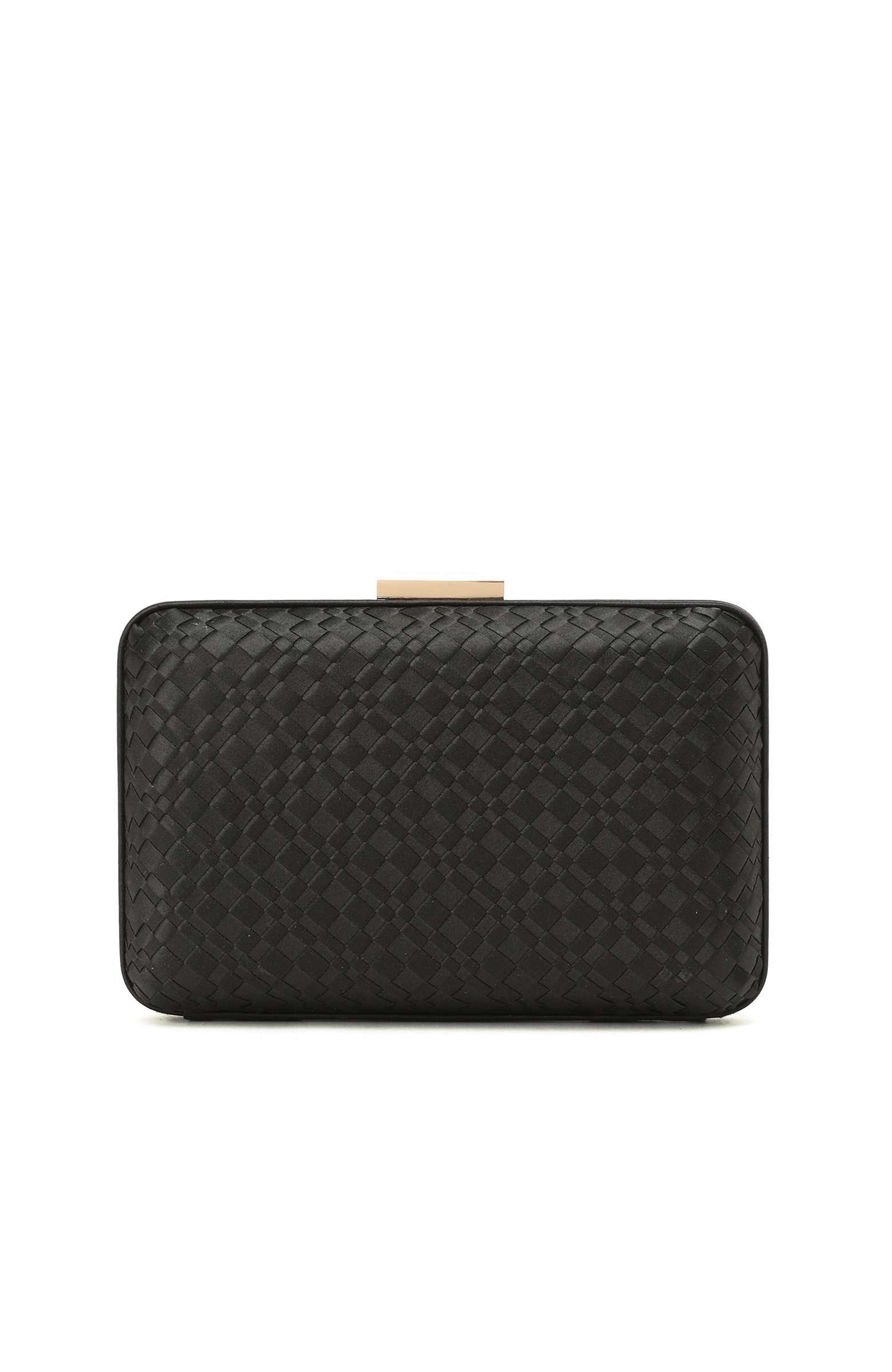 Siyah Desenli Kadın Clutch