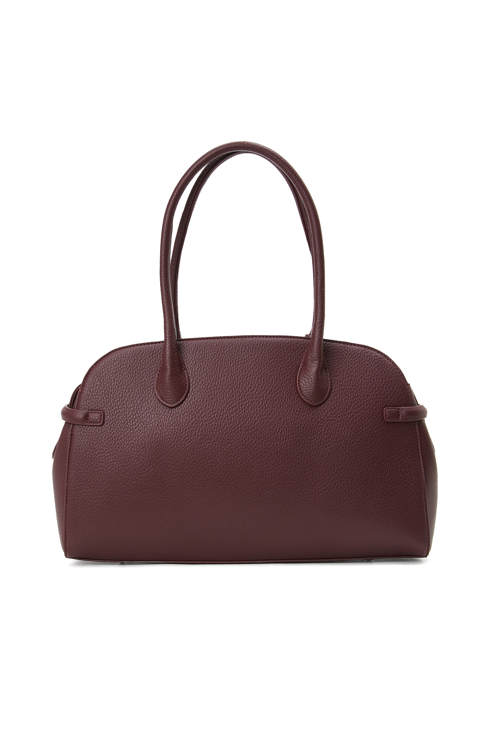 Burgundy Women's Faux Leather Shoulder Bag