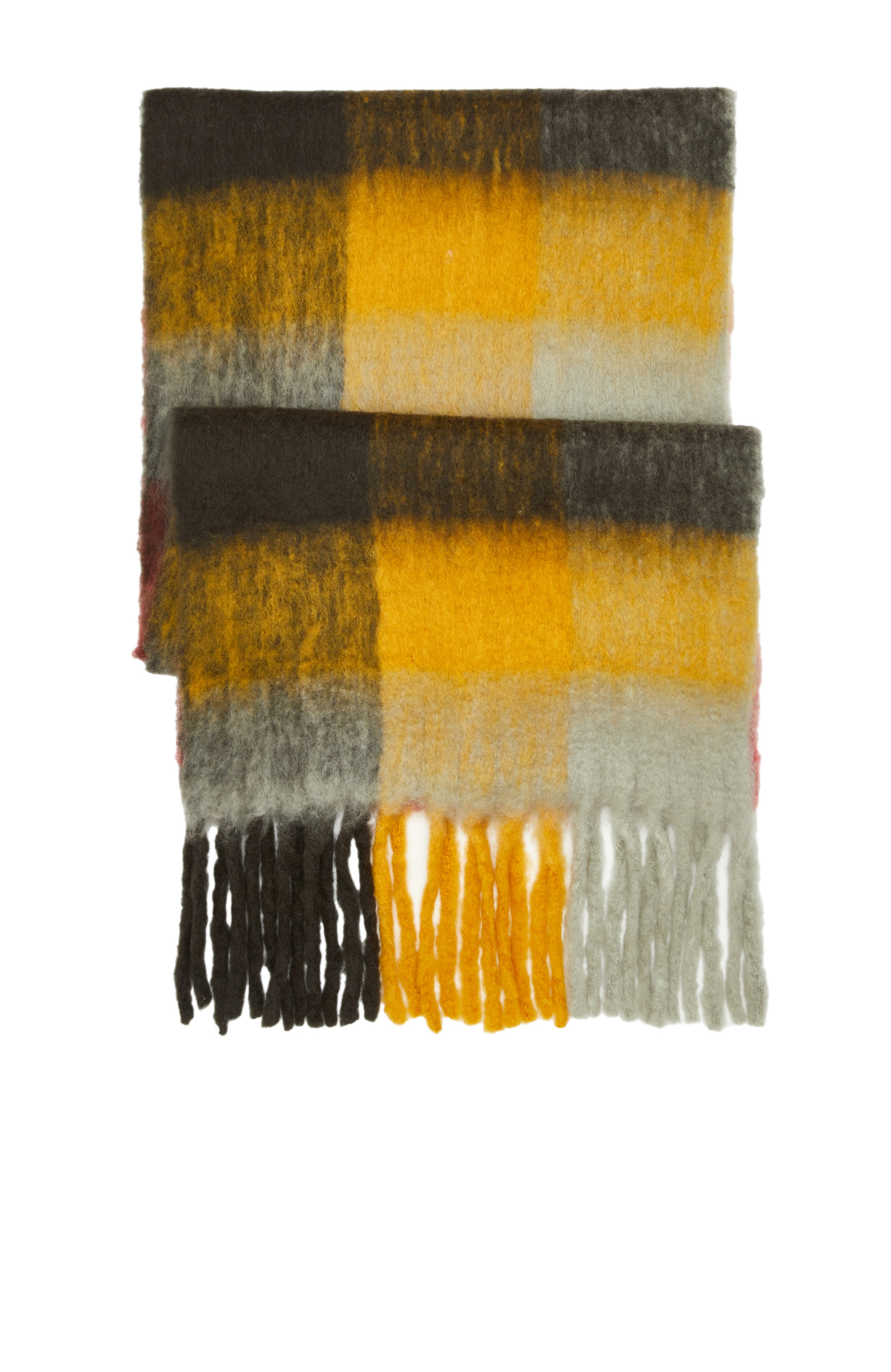 Colorblocked Women's Thick Scarf