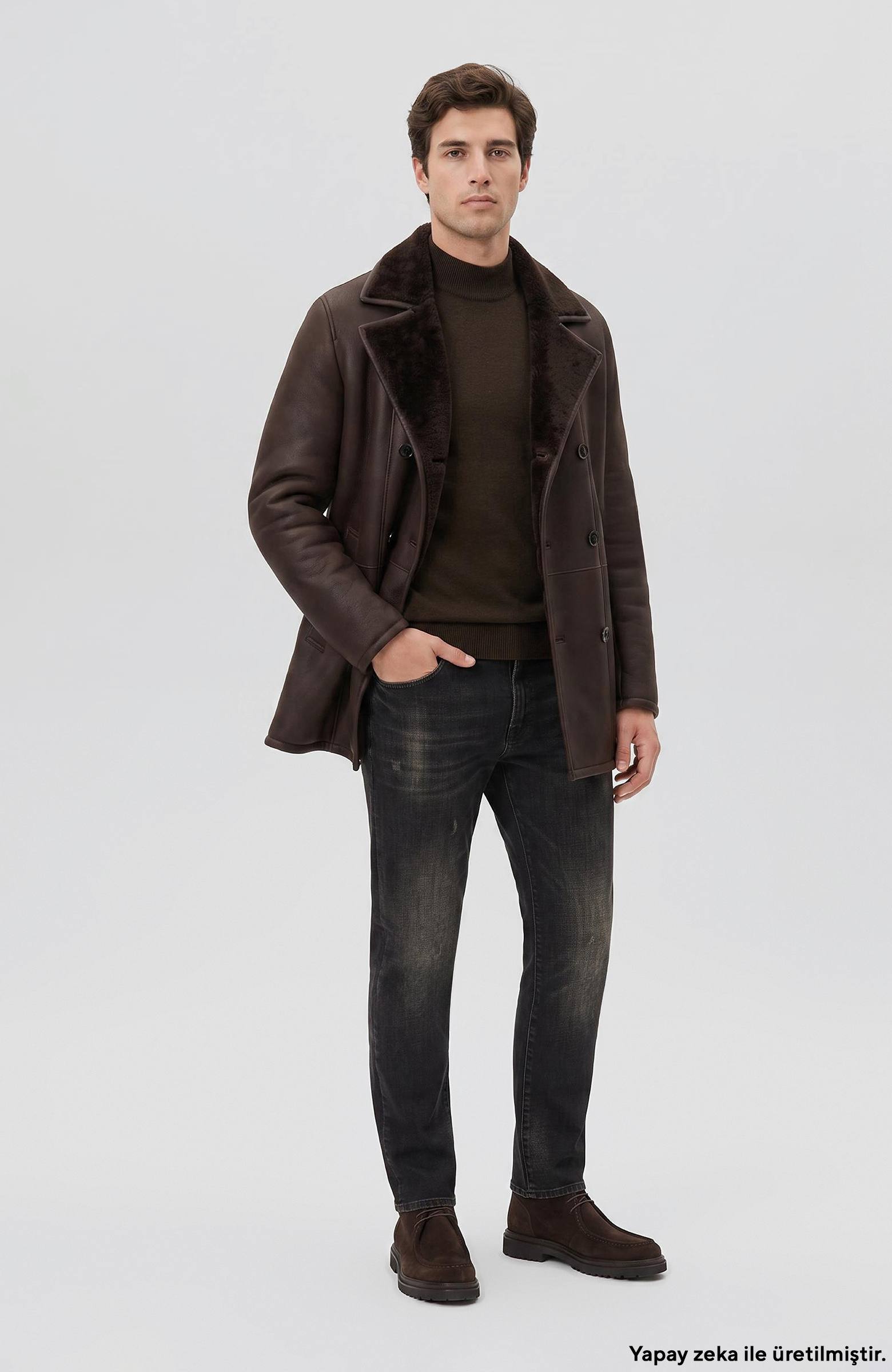 Antrasit Denim Pantolon
