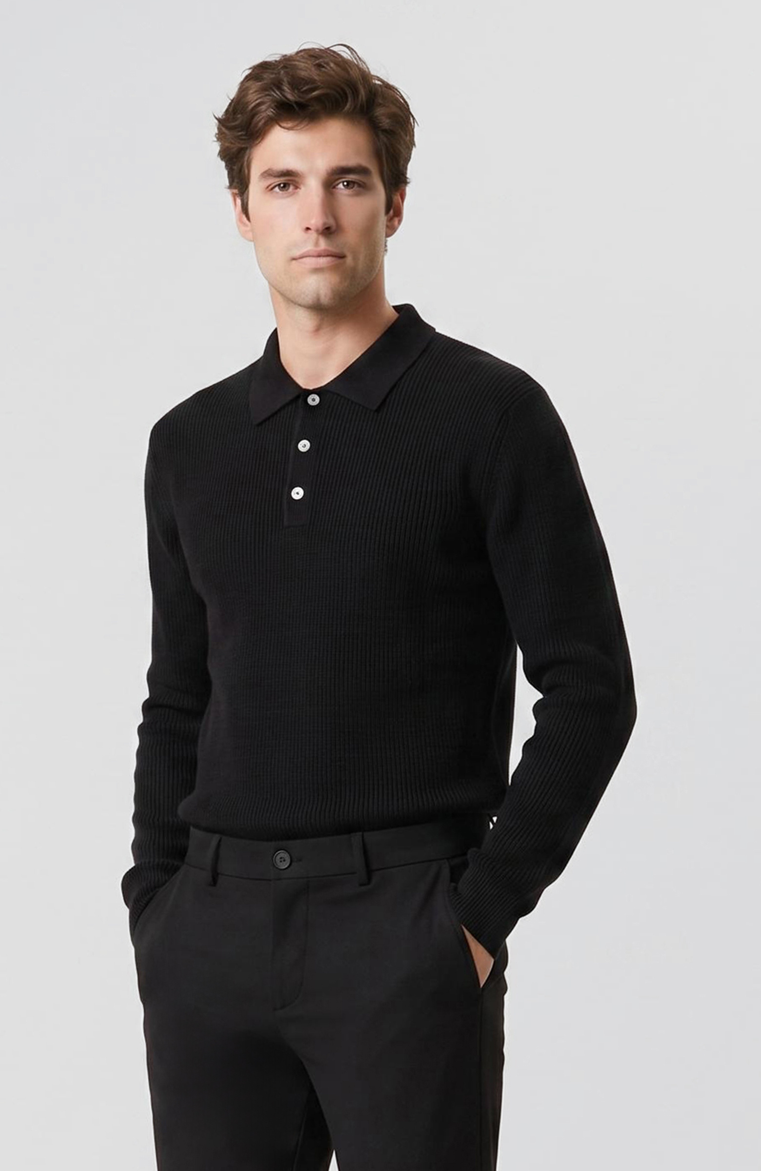 Siyah Polo Kazak