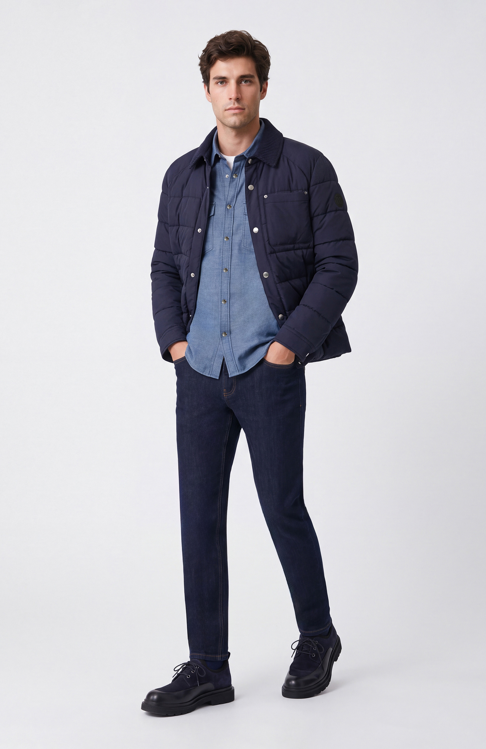 Comfort Fit Mavi Denim Gömlek